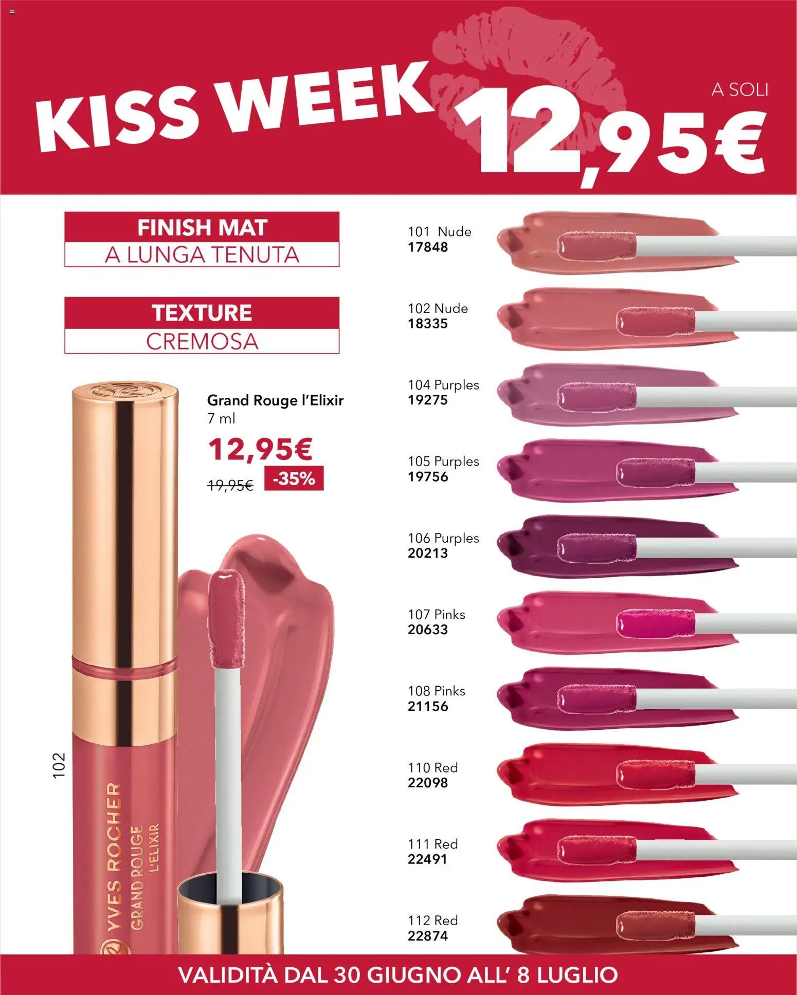 Yves Rocher catalogo Kiss Week