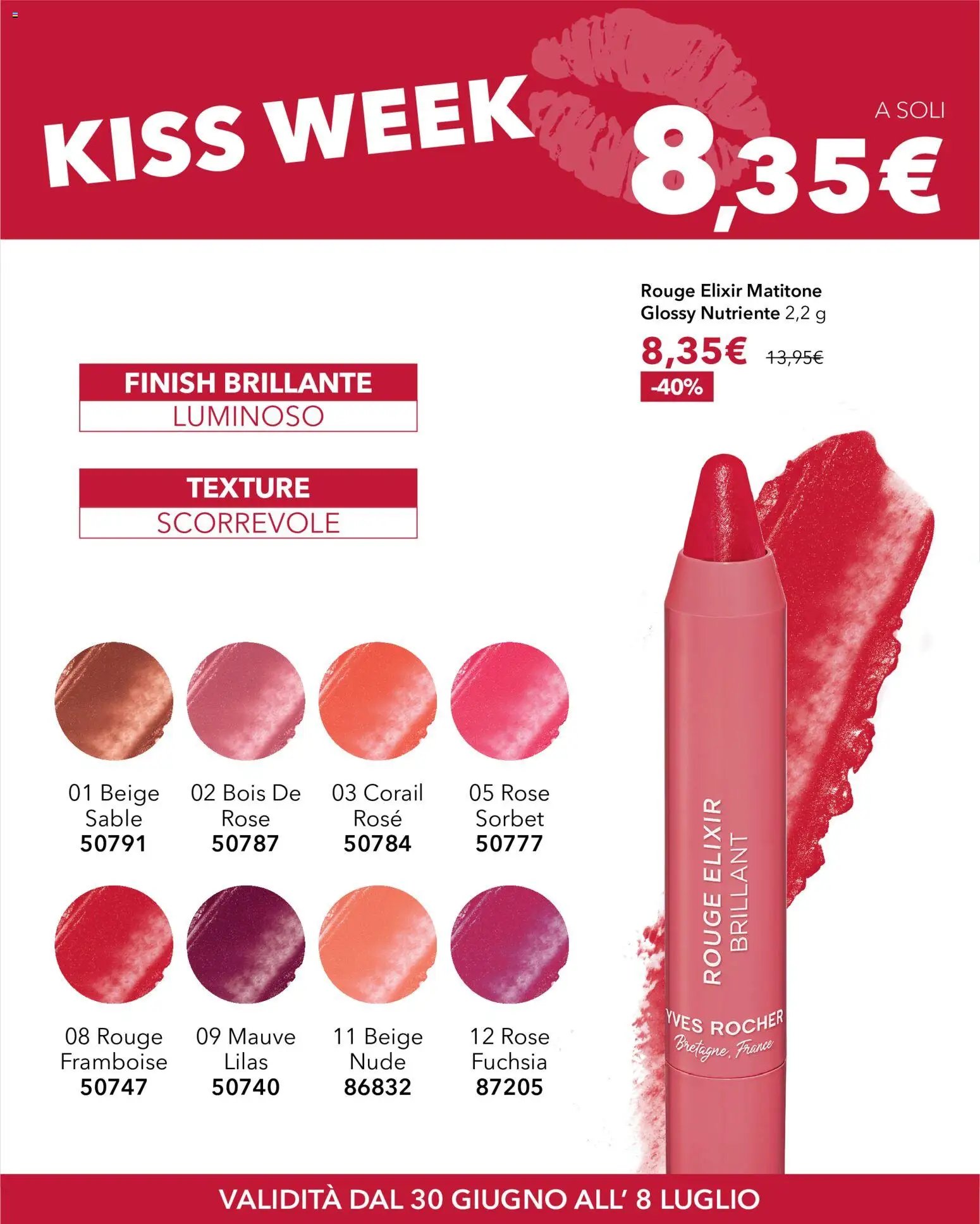 Yves Rocher catalogo Kiss Week