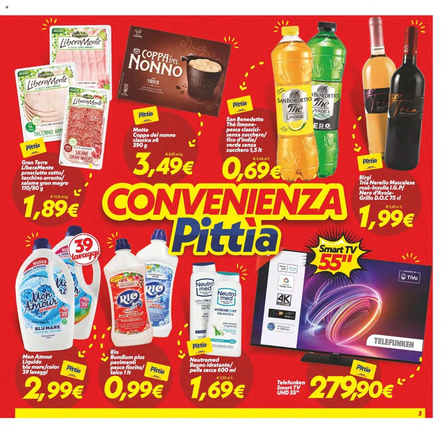 SuperConveniente volantino Messina, Siracusa, Palermo