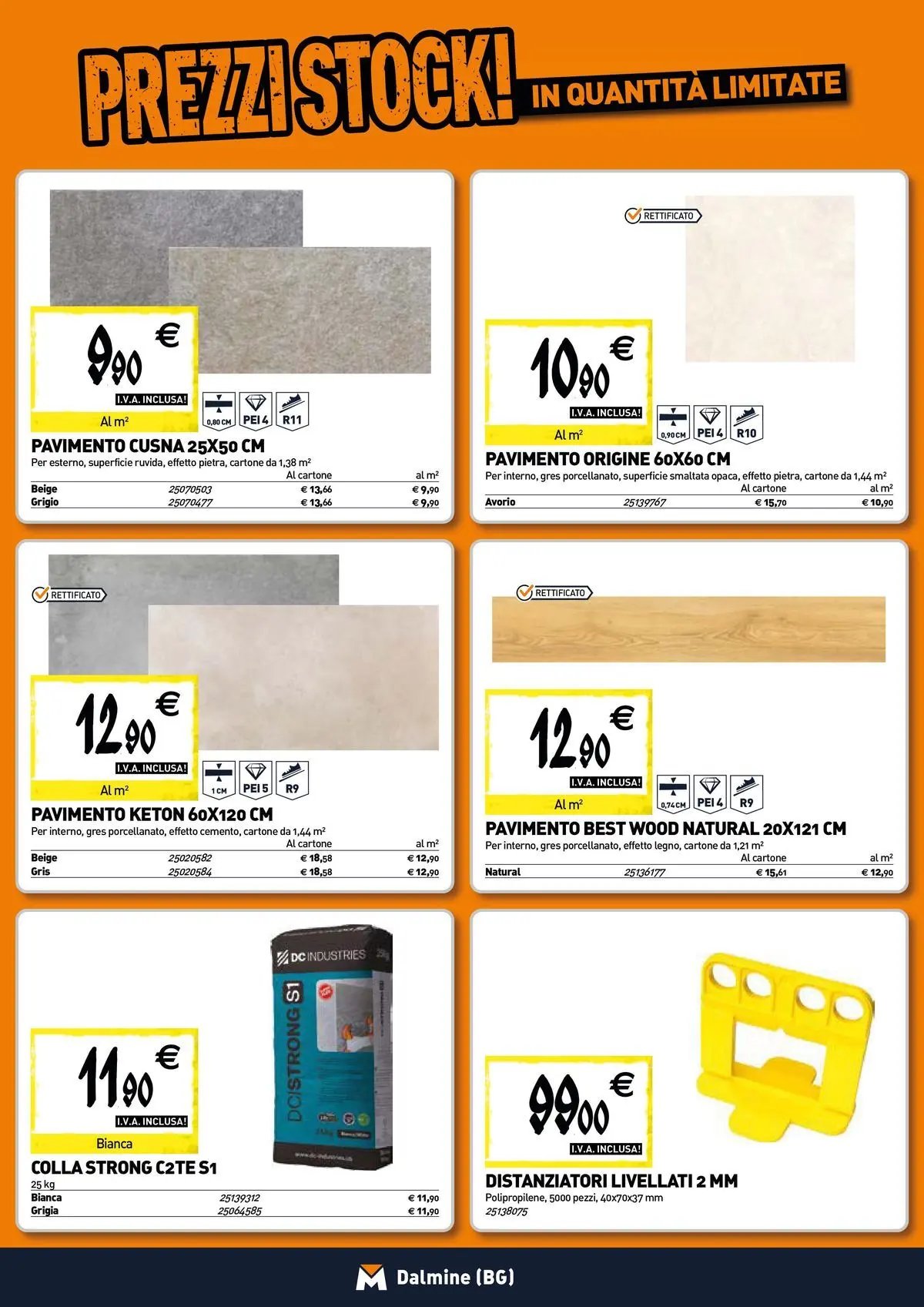 TECNOMAT - Straordinari prezzi stock!