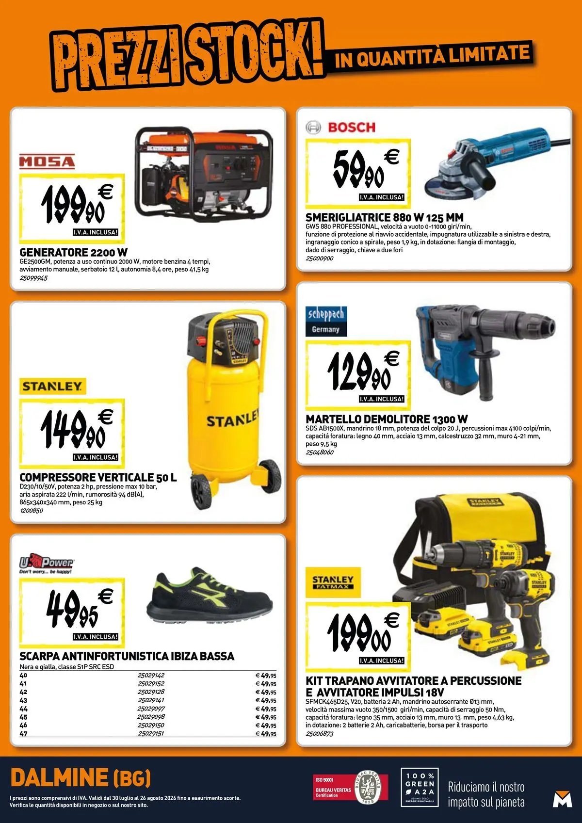 TECNOMAT - Straordinari prezzi stock!