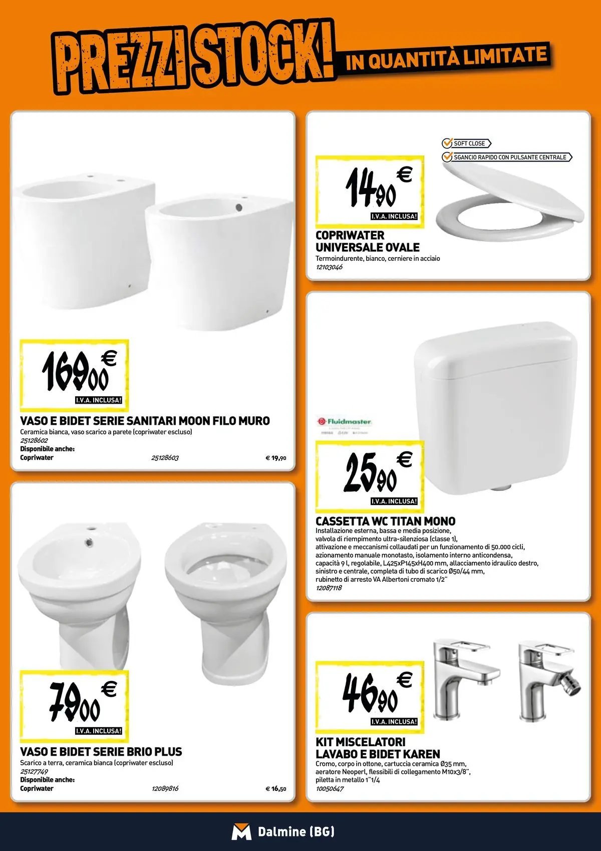 TECNOMAT - Straordinari prezzi stock!