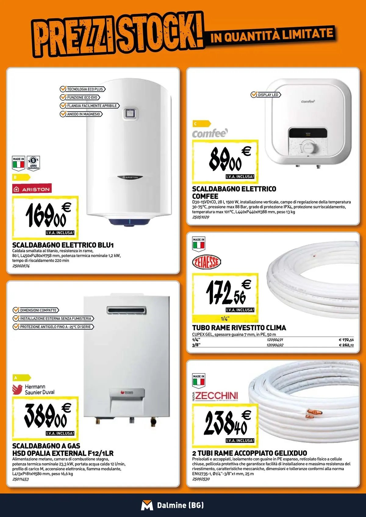 TECNOMAT - Straordinari prezzi stock!