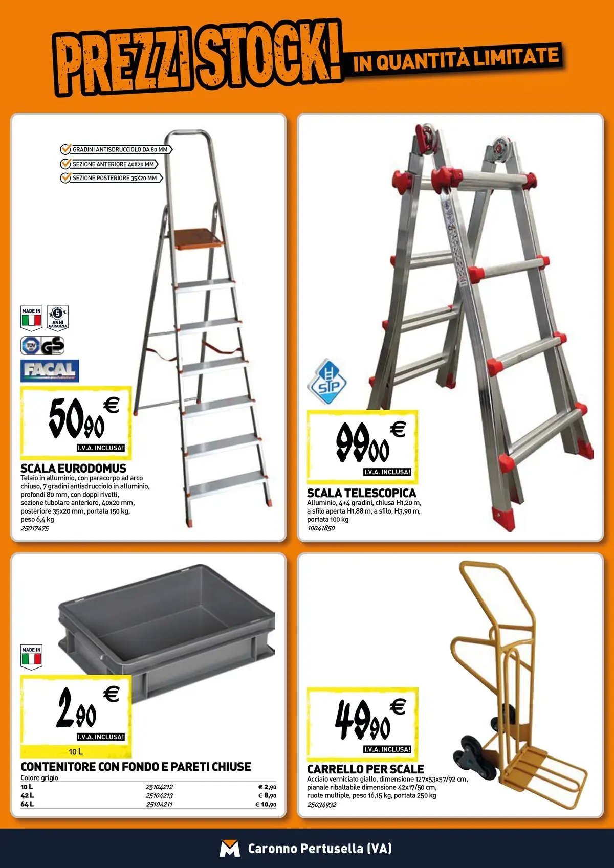 TECNOMAT - Straordinari prezzi stock!