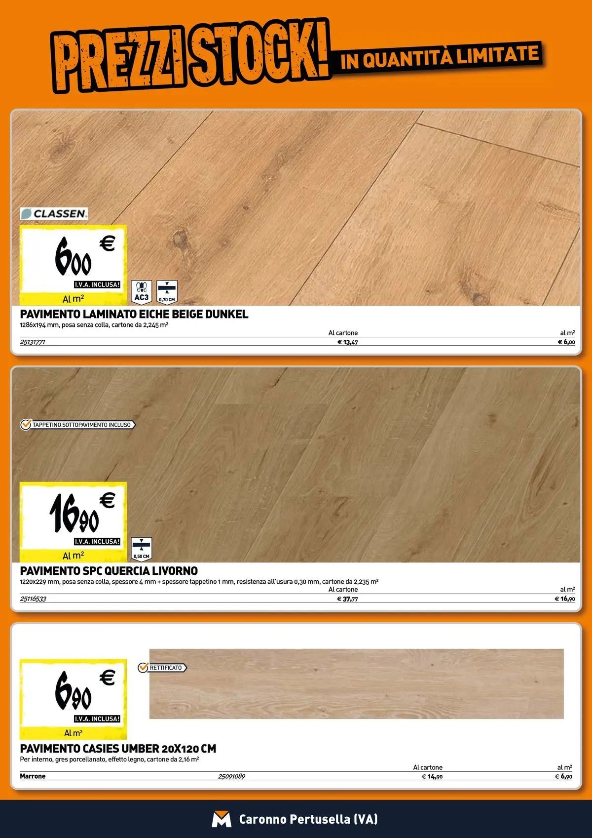 TECNOMAT - Straordinari prezzi stock!