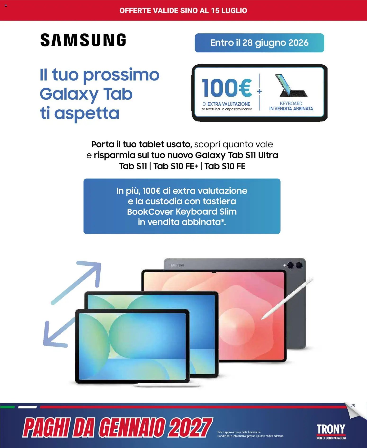 Trony volantino Sardegna