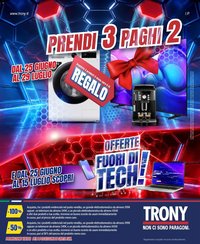 Trony volantino Sardegna
