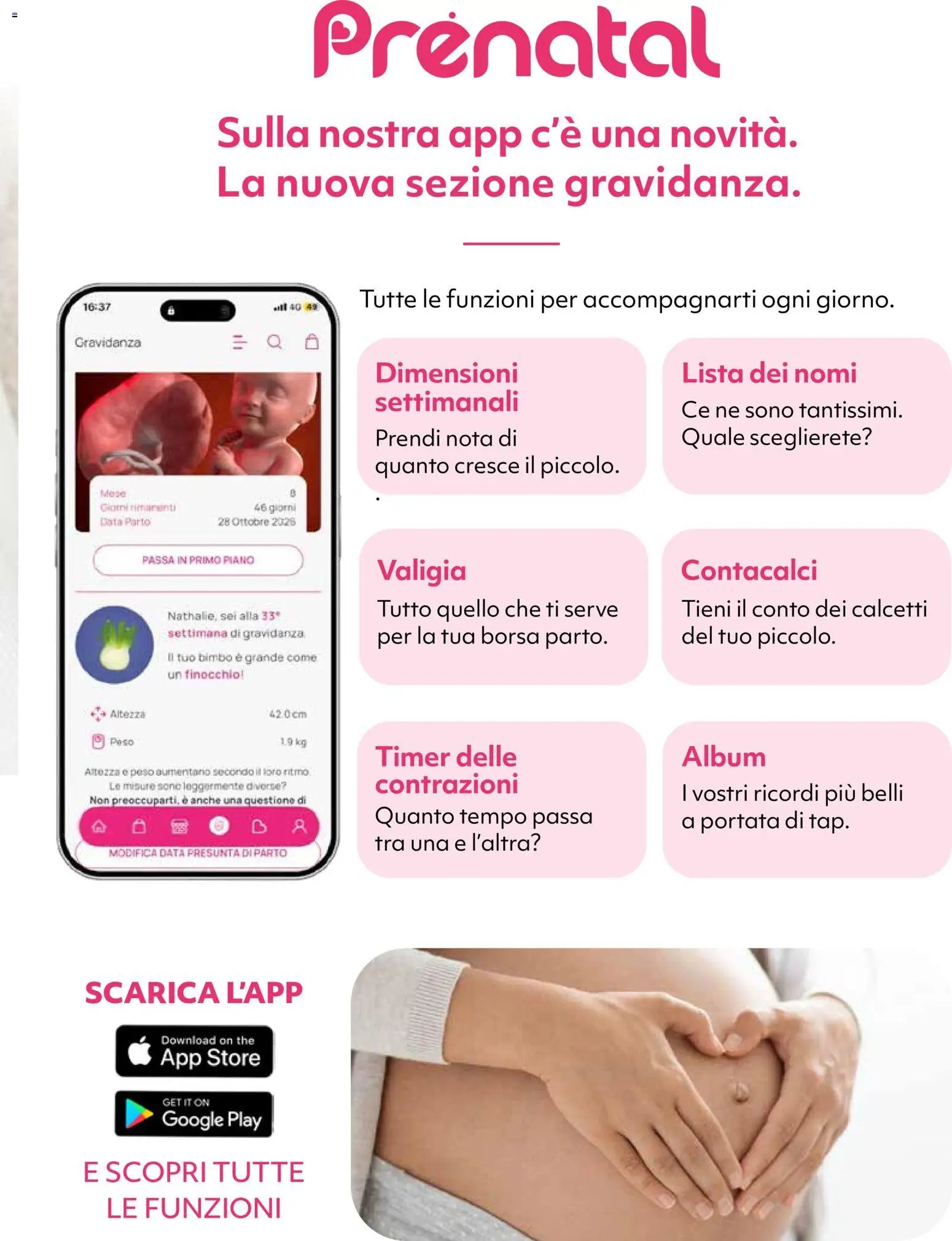 Prenatal volantino