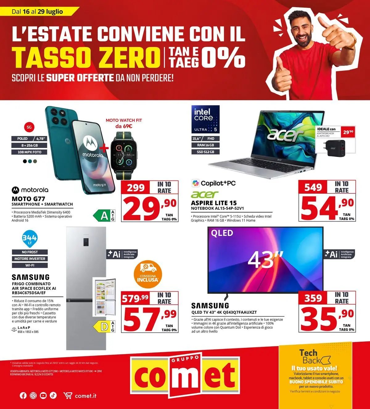 Comet - Tasso zero da Comet!
