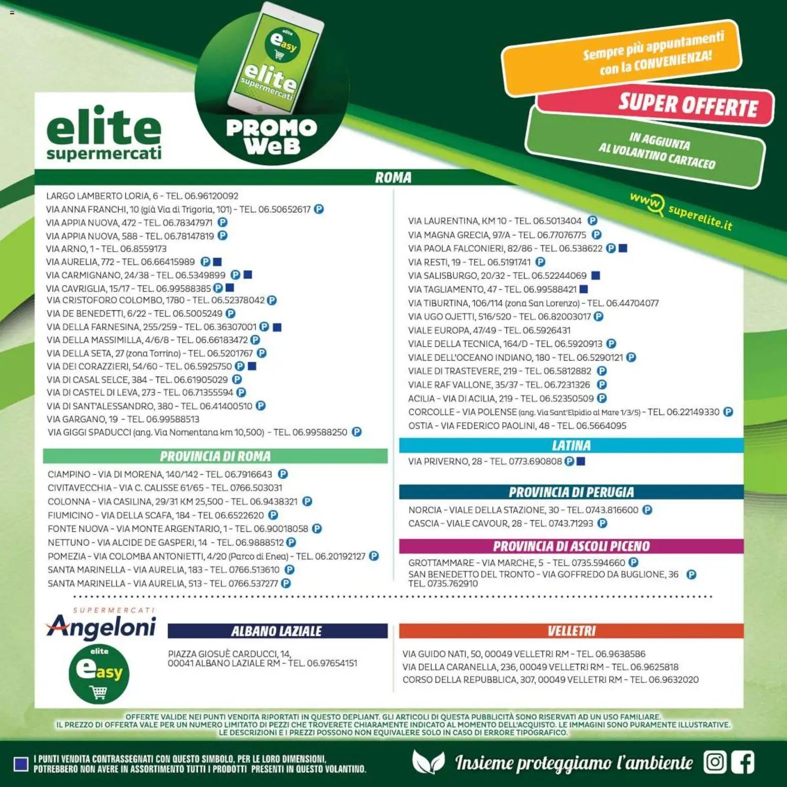Elite Supermercati volantino Promo Web