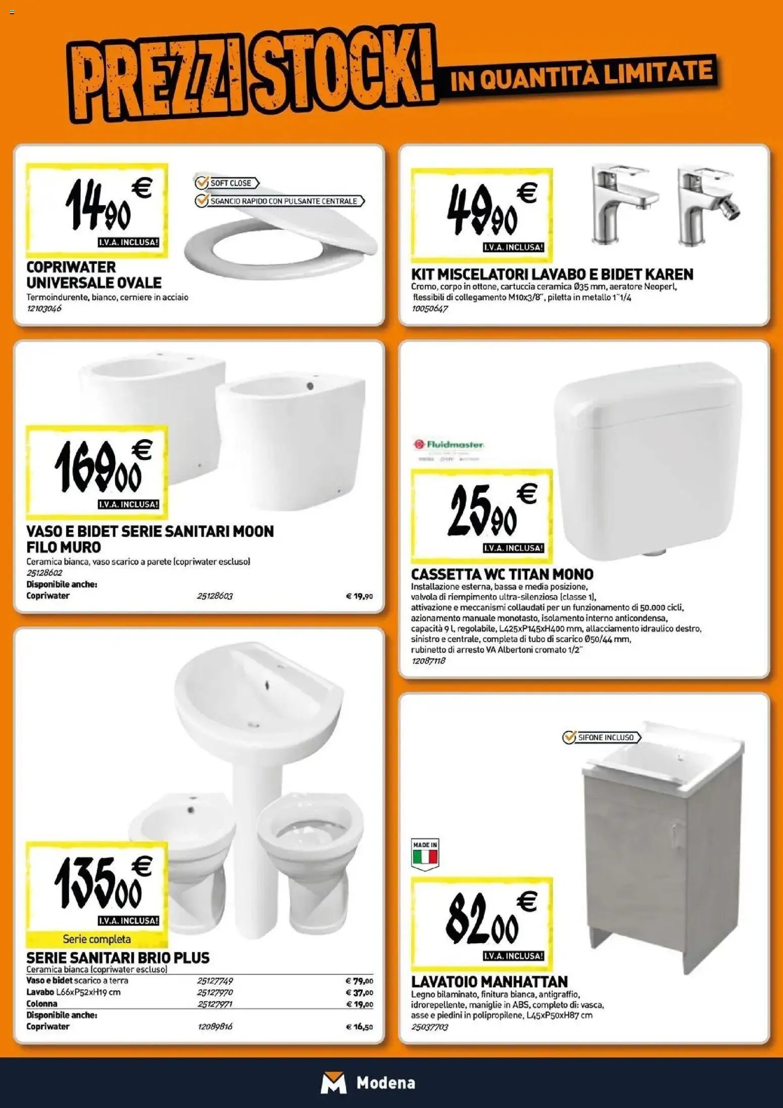 TECNOMAT - Straordinari prezzi stock!