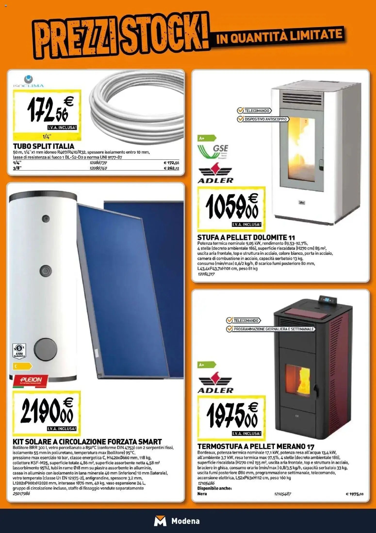 TECNOMAT - Straordinari prezzi stock!