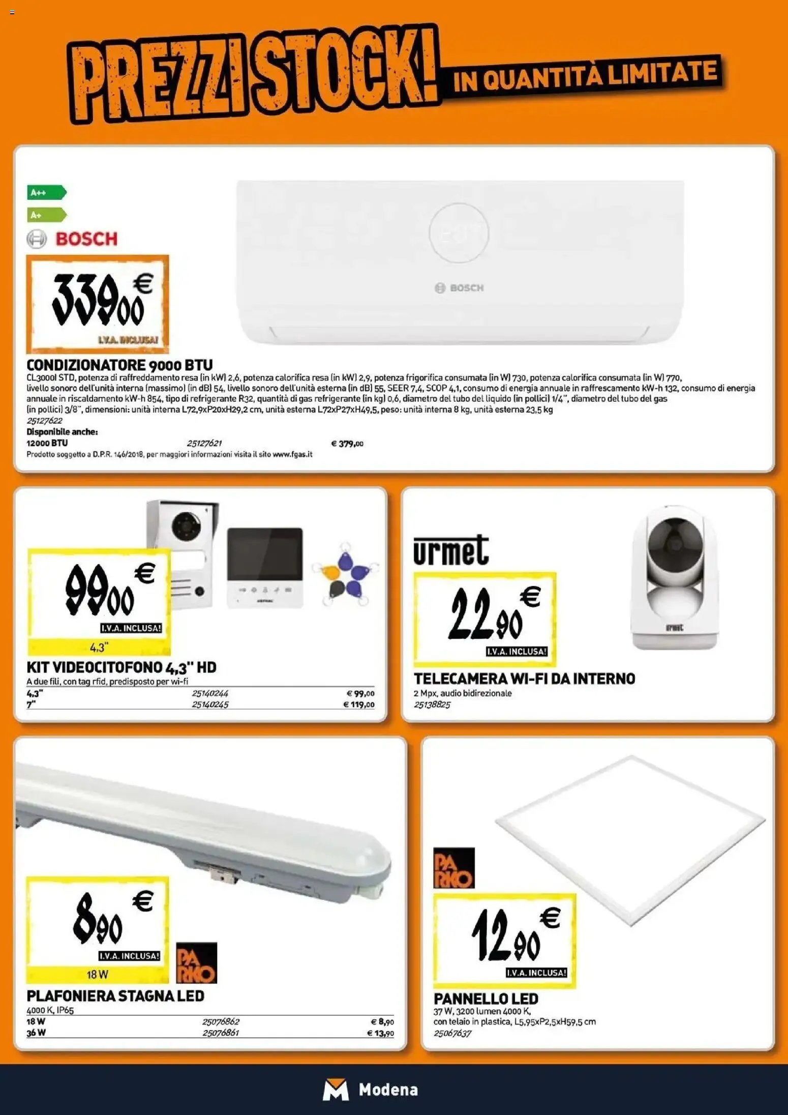 TECNOMAT - Straordinari prezzi stock!