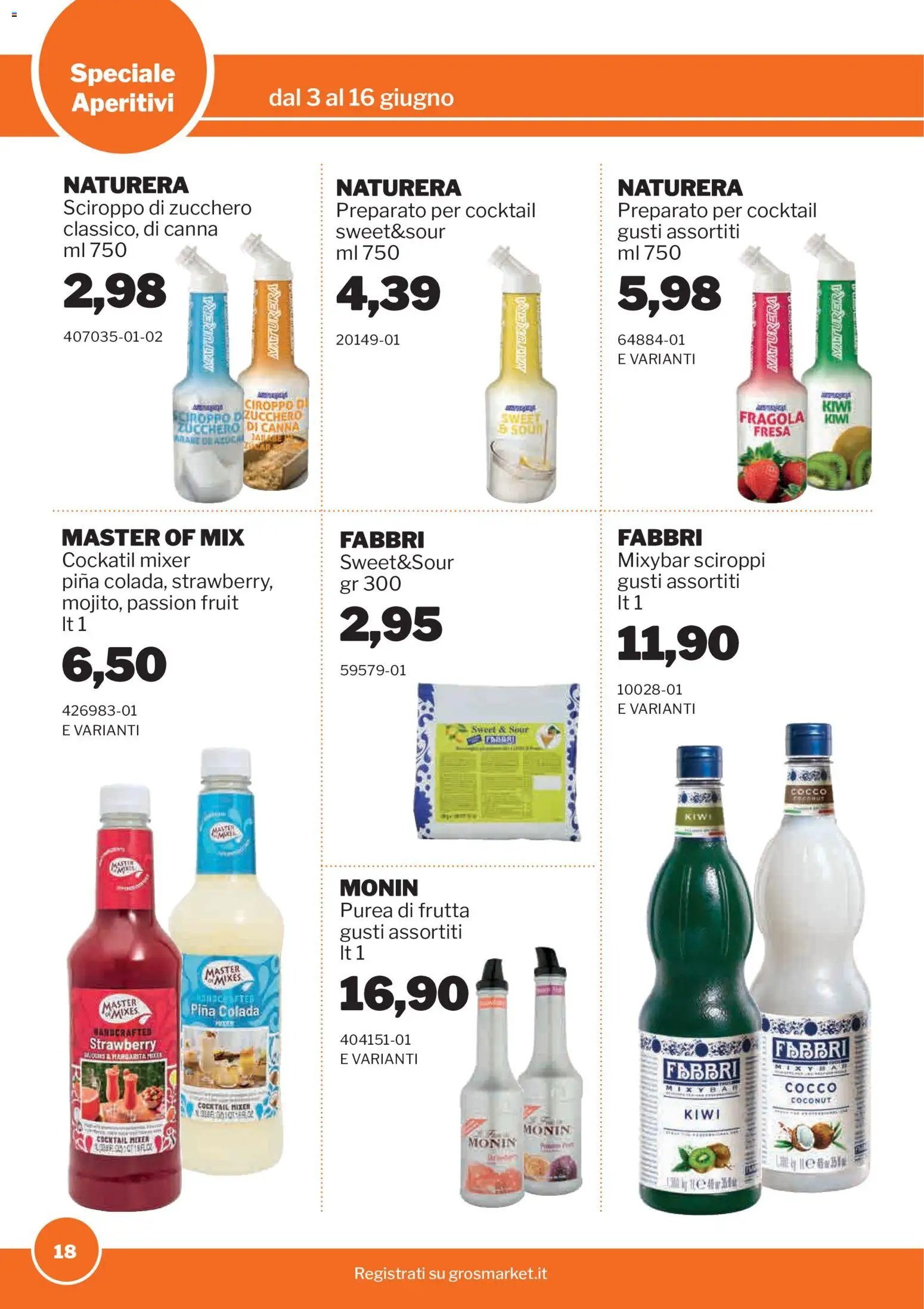 Sogegross volantino Aperitivi