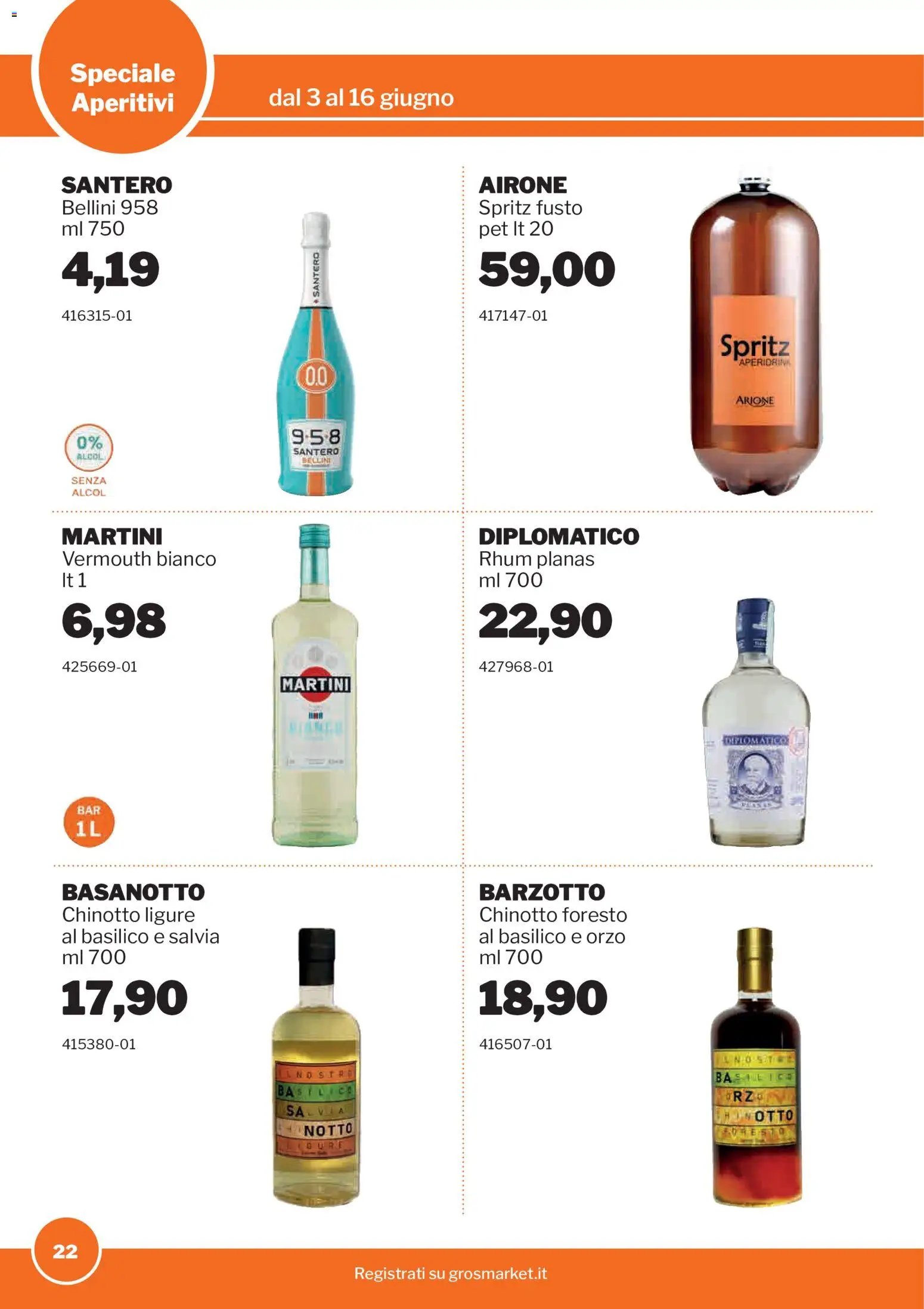 Sogegross volantino Aperitivi