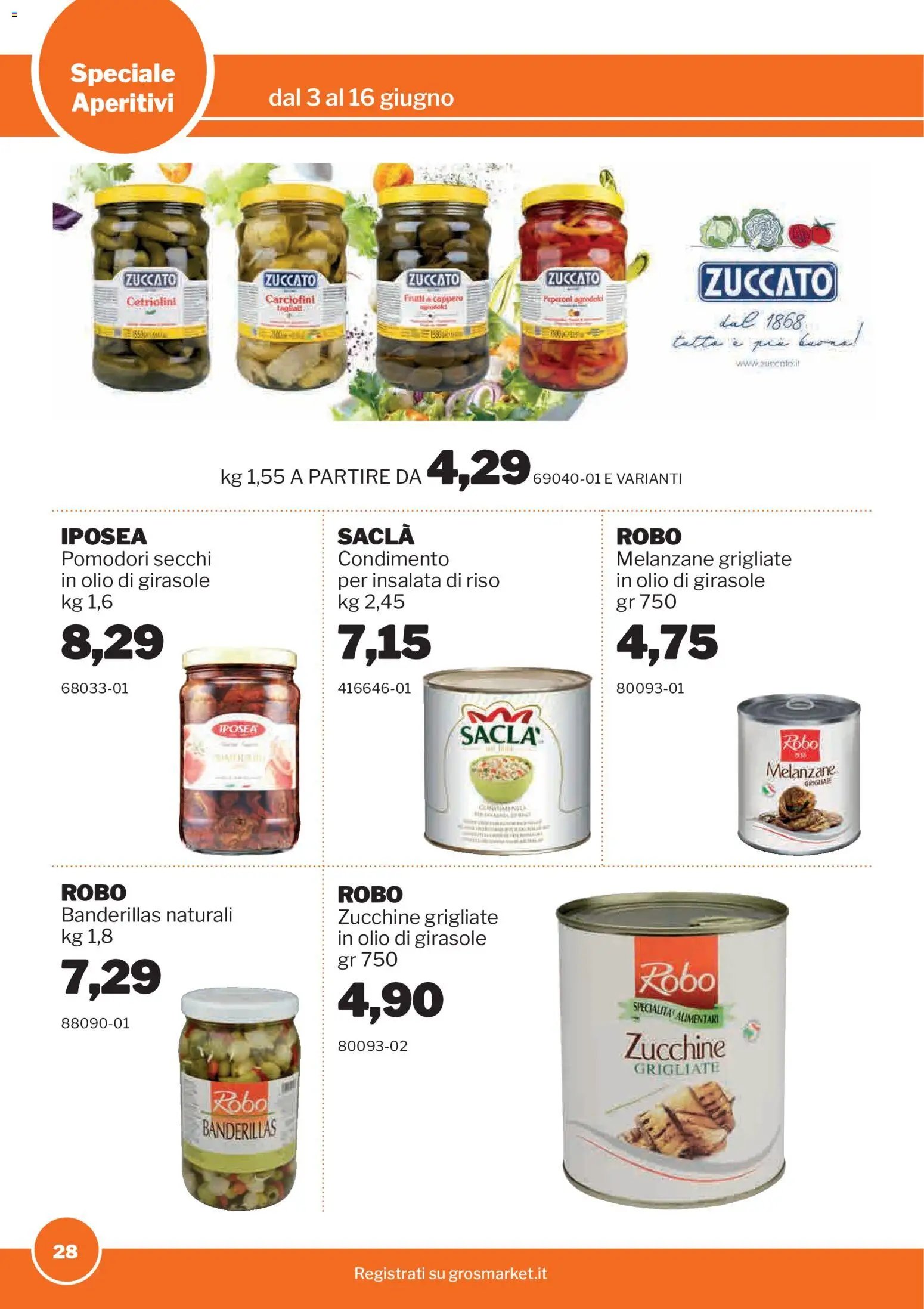 Sogegross volantino Aperitivi