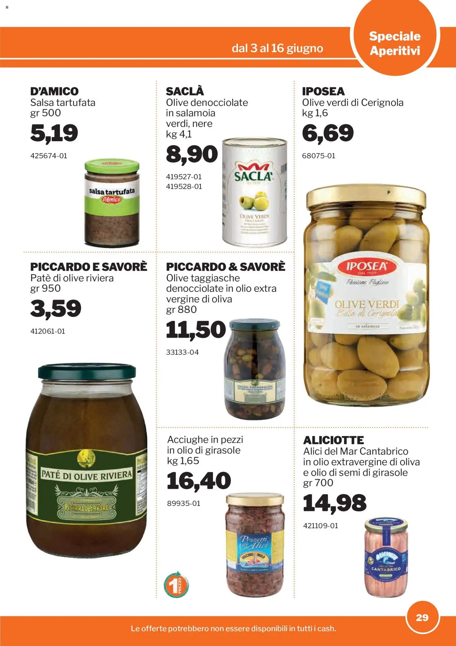 Sogegross volantino Aperitivi