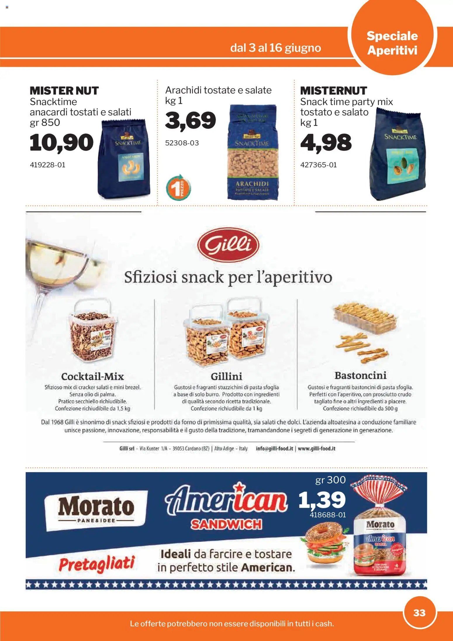 Sogegross volantino Aperitivi