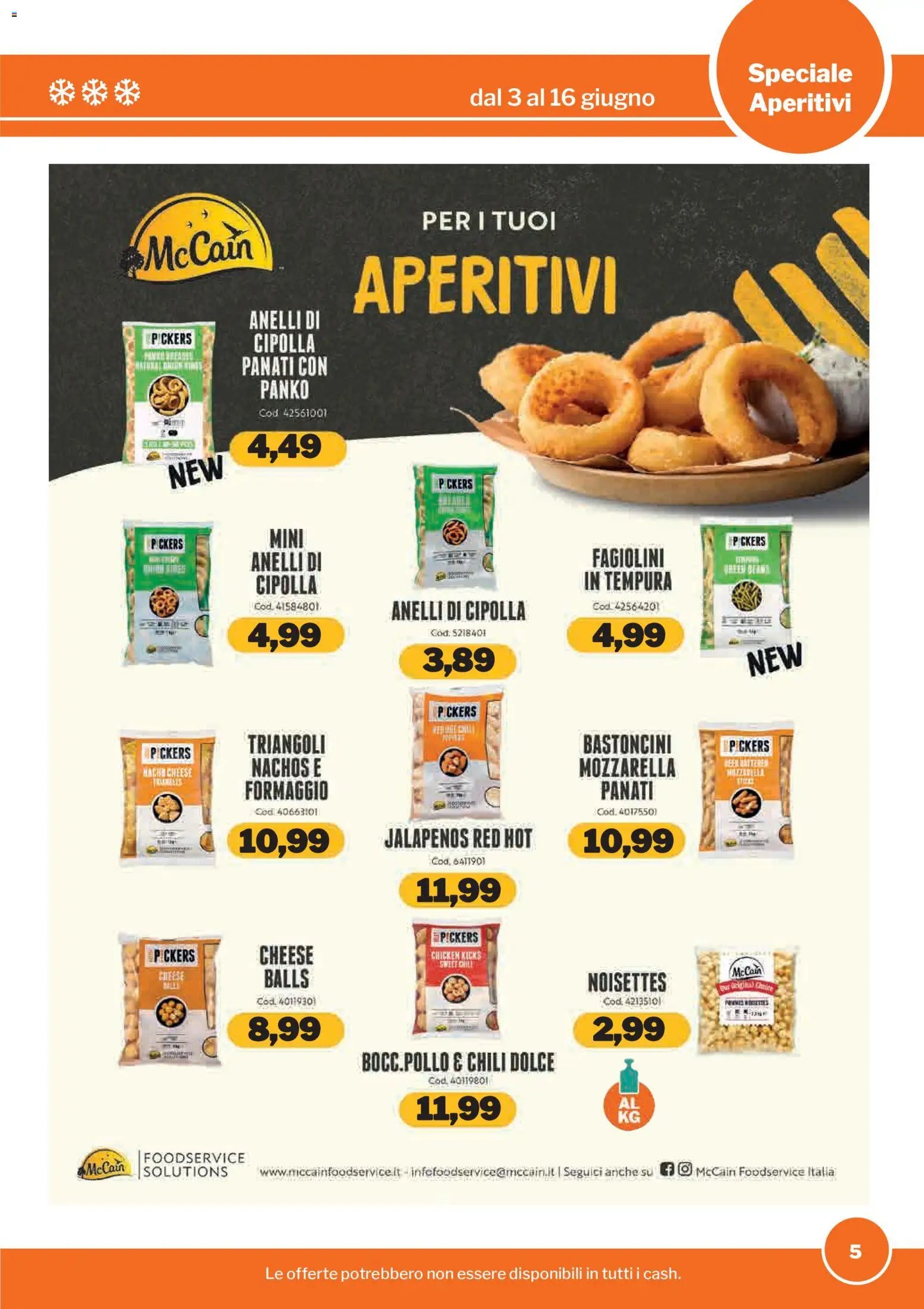 Sogegross volantino Aperitivi