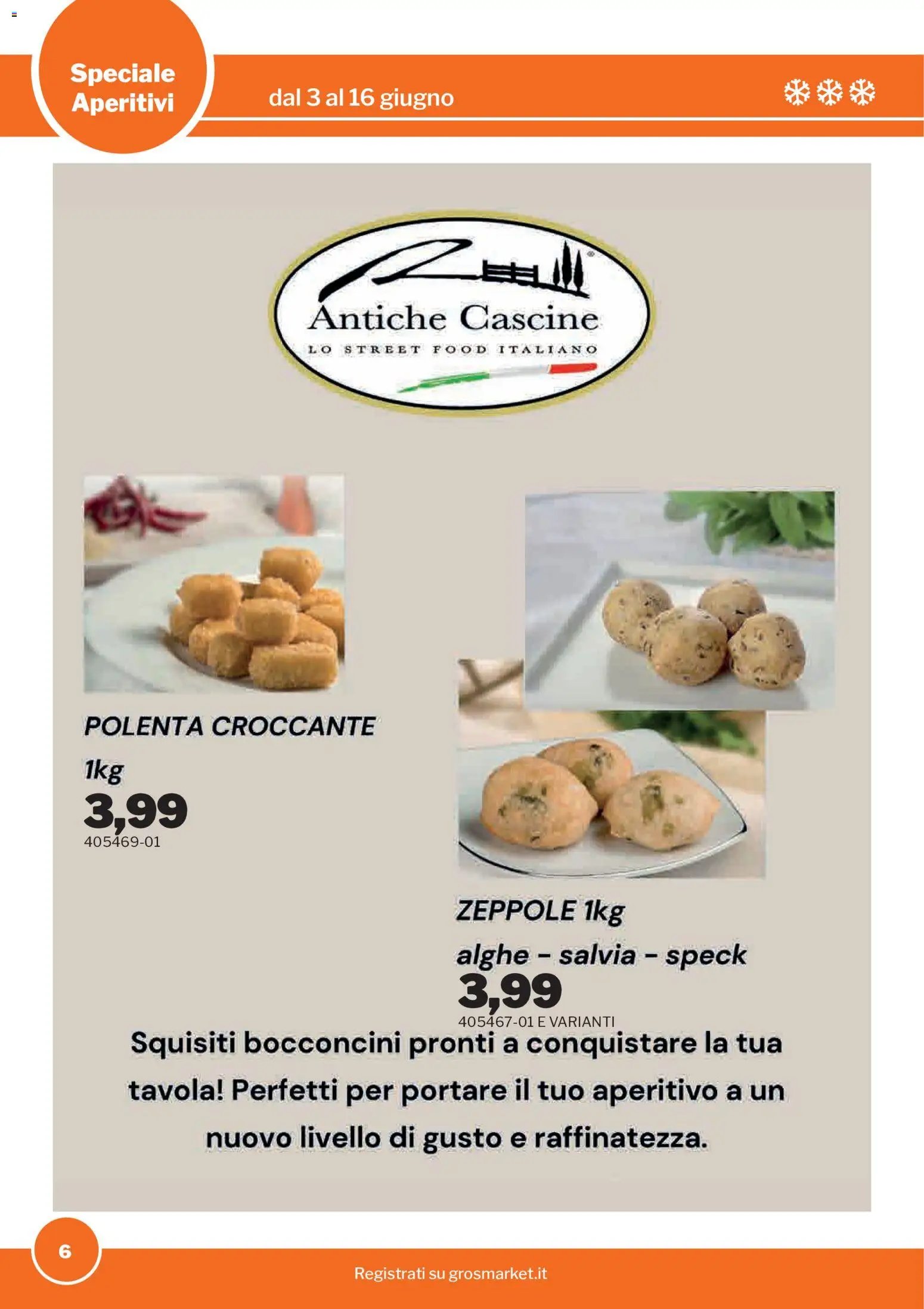 Sogegross volantino Aperitivi