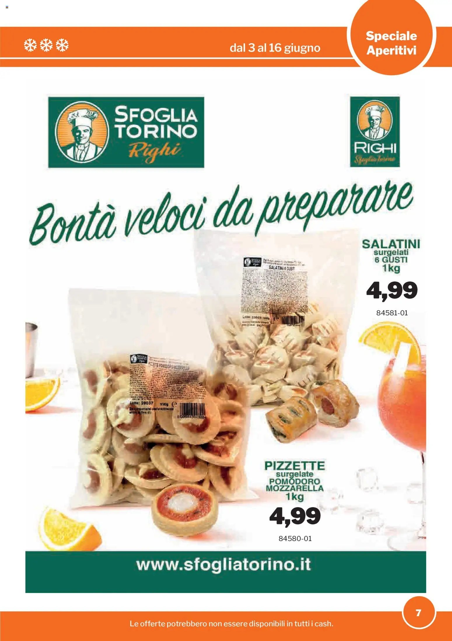 Sogegross volantino Aperitivi