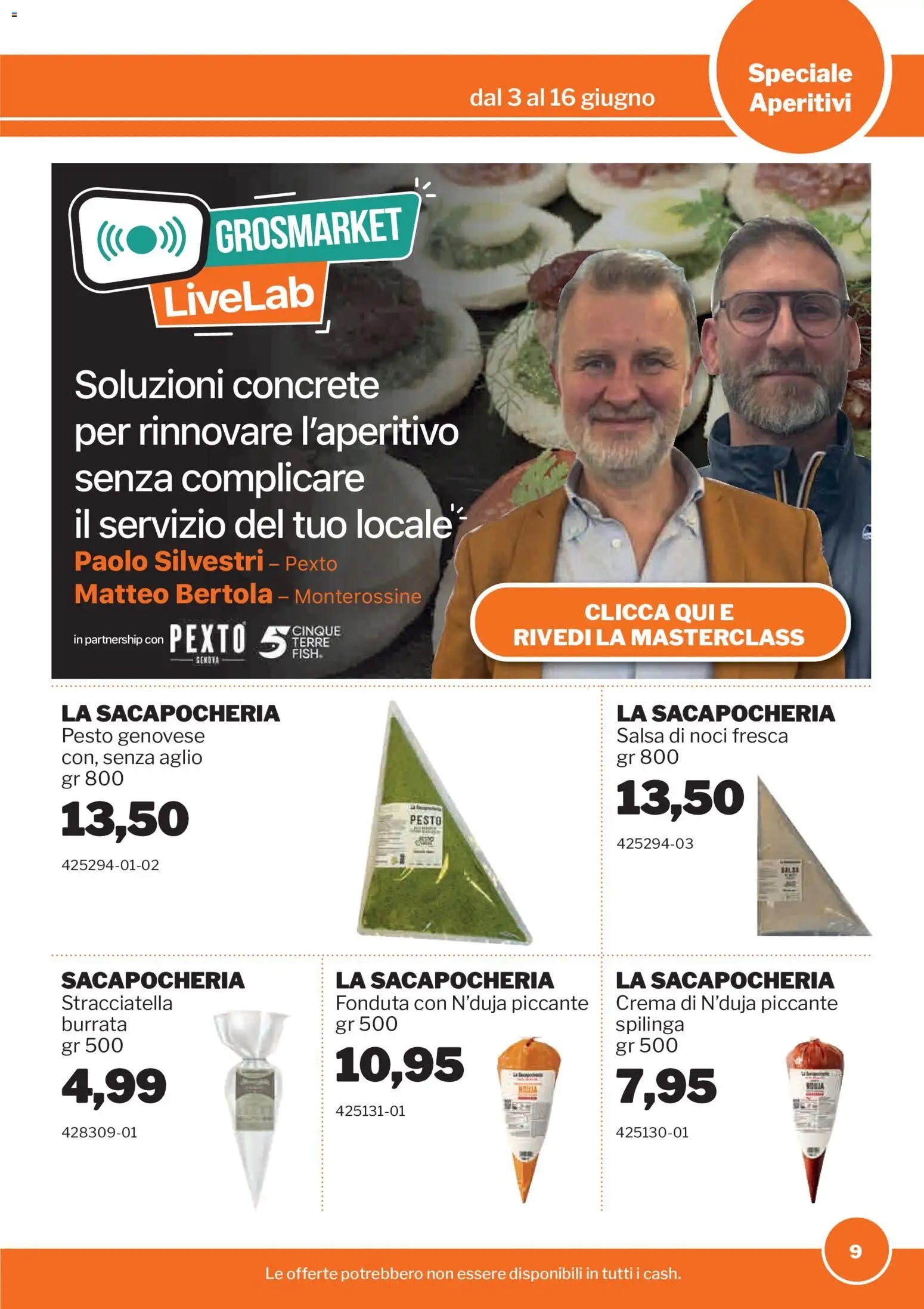 Sogegross volantino Aperitivi