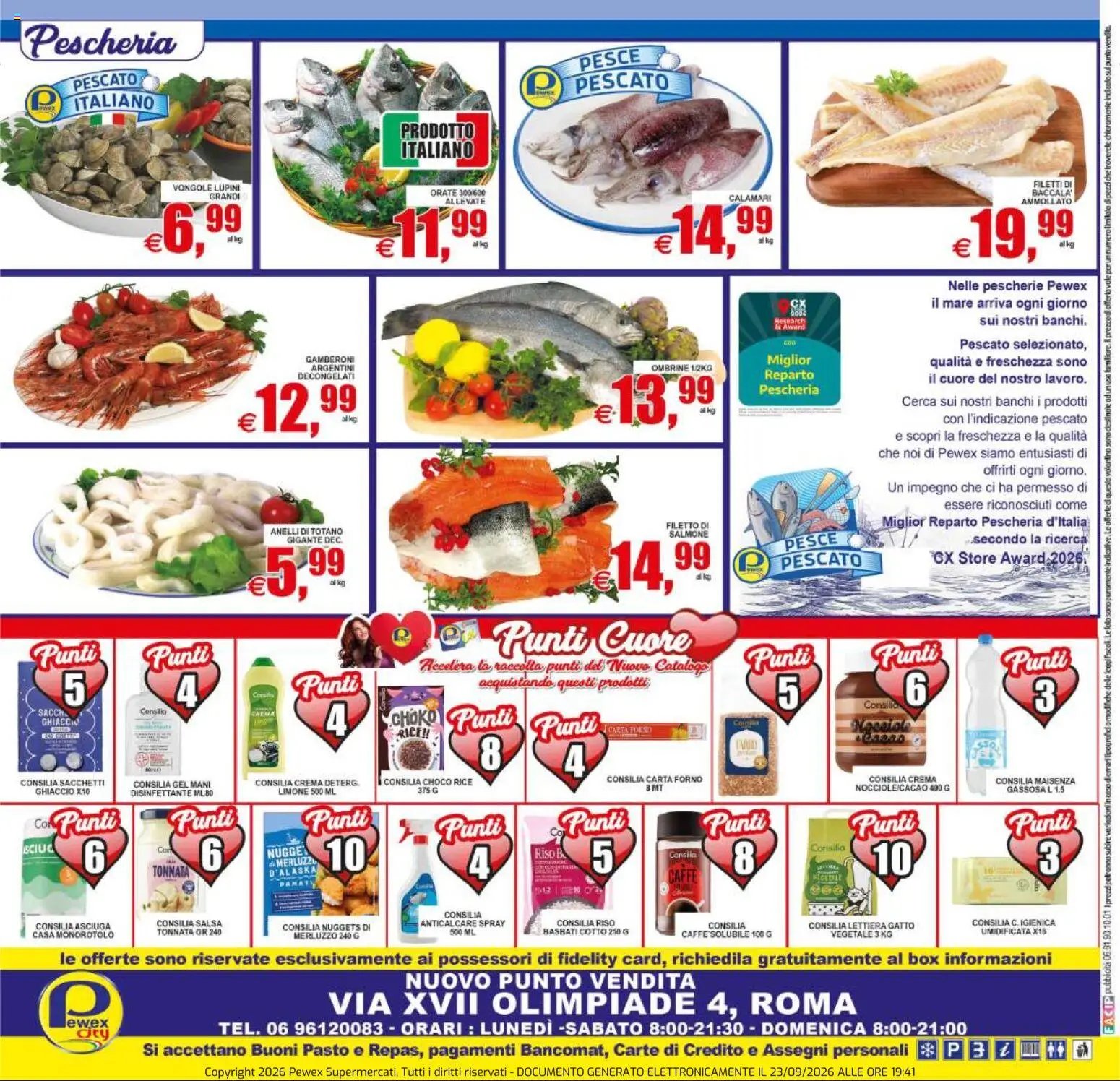 Pewex volantino City Via XVII Olimpiade