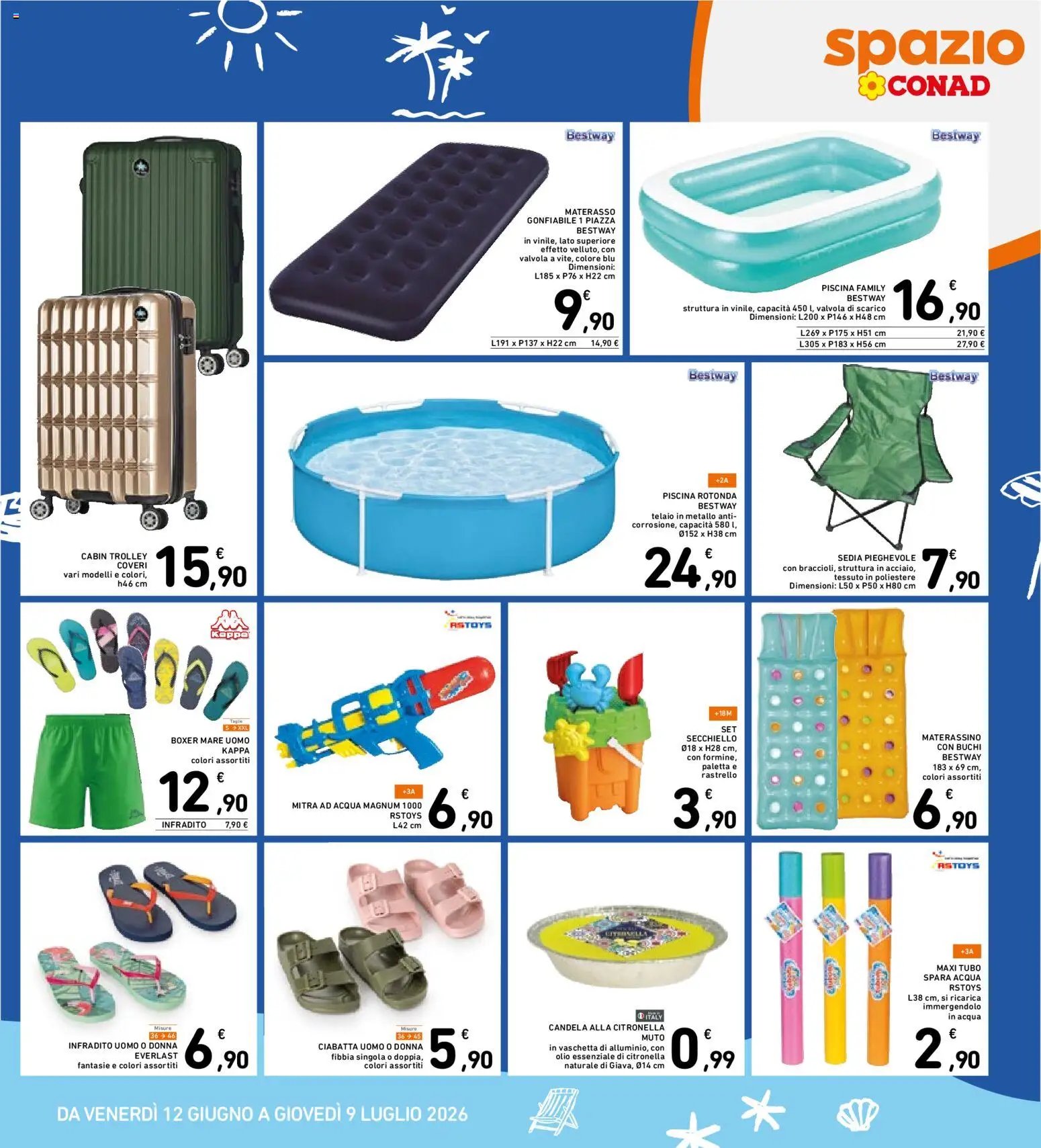 Spazio Conad volantino Vacanze