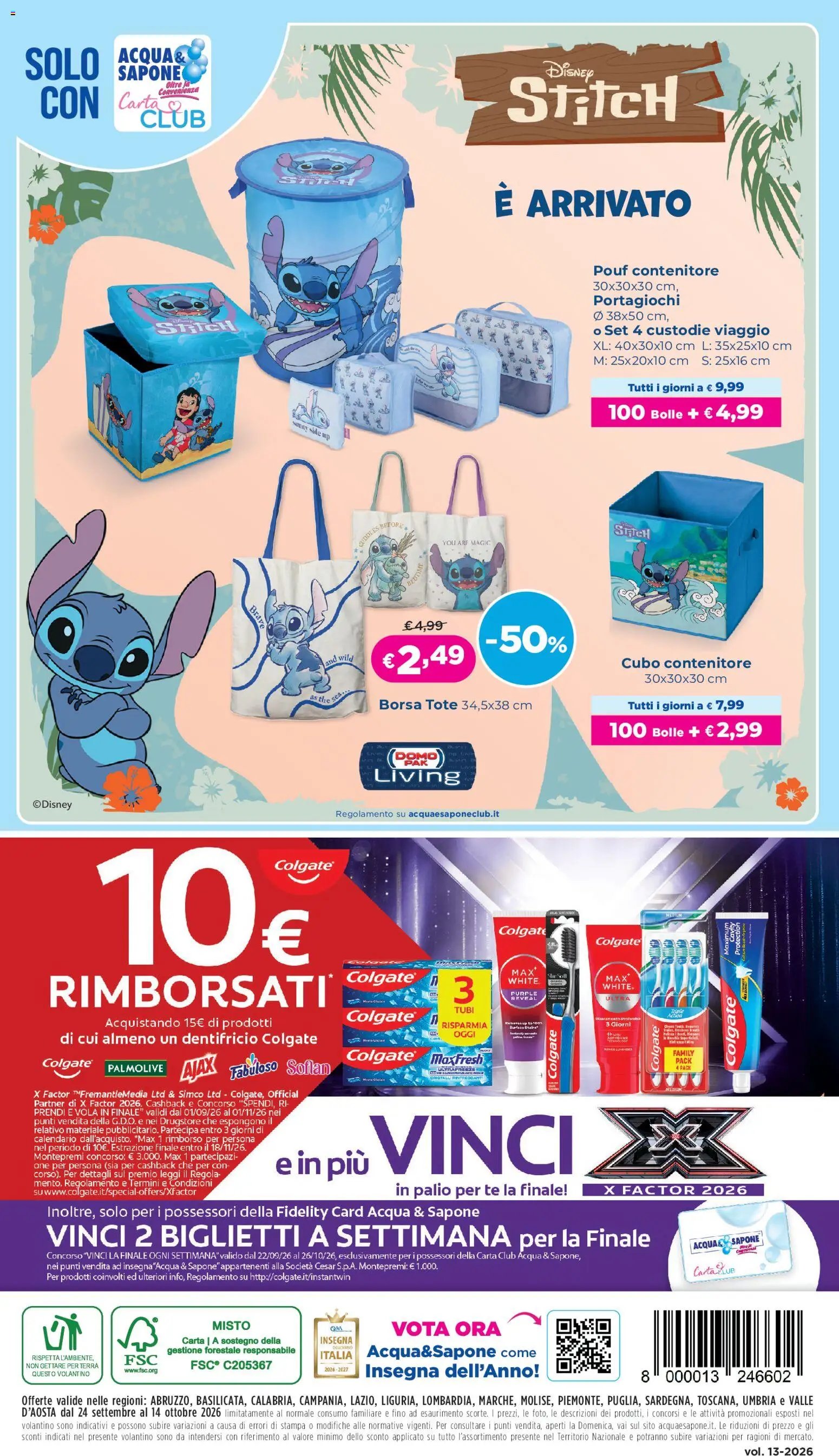 Acqua e Sapone volantino 13/2026