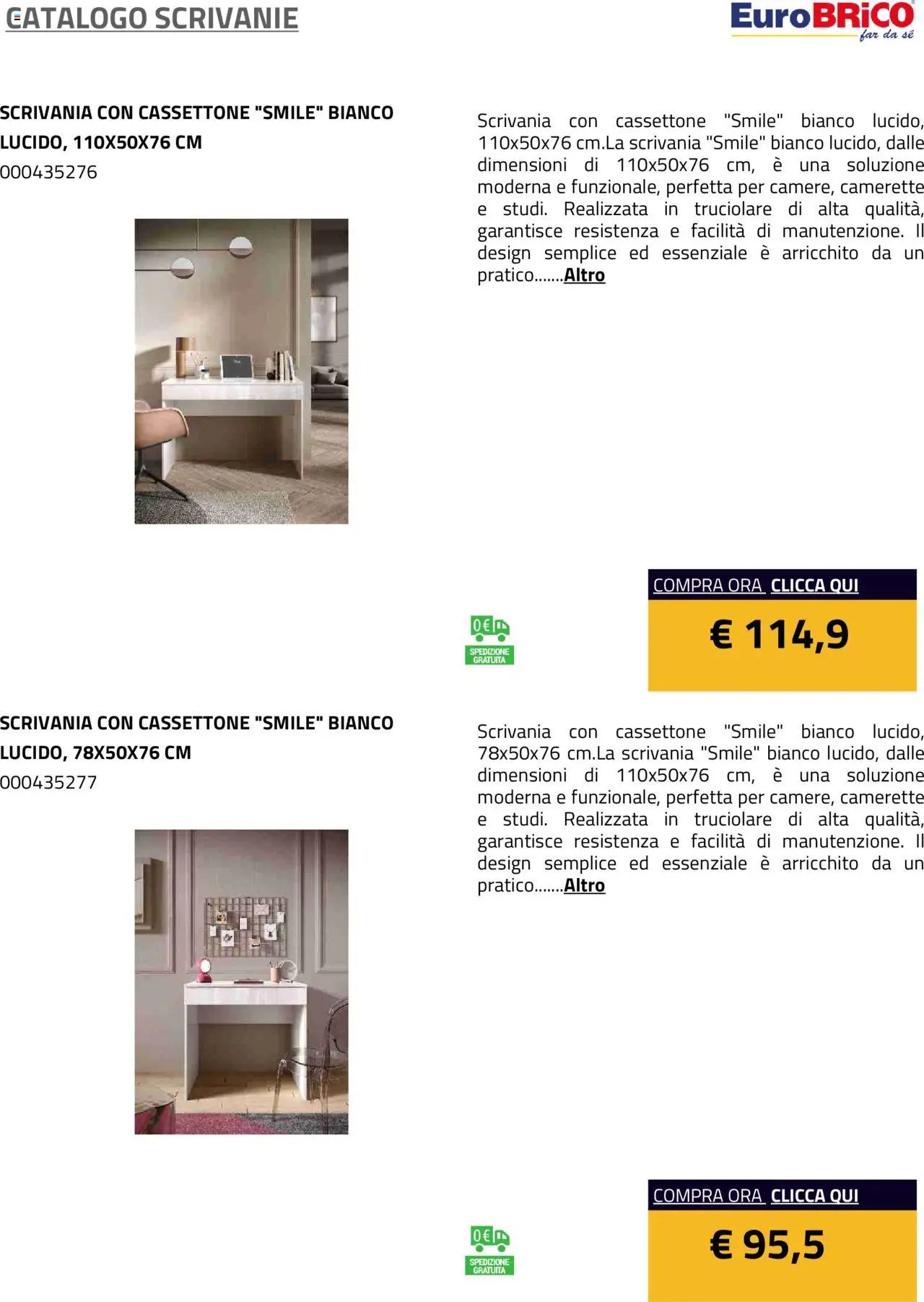 Eurobrico Scrivanie catalogo