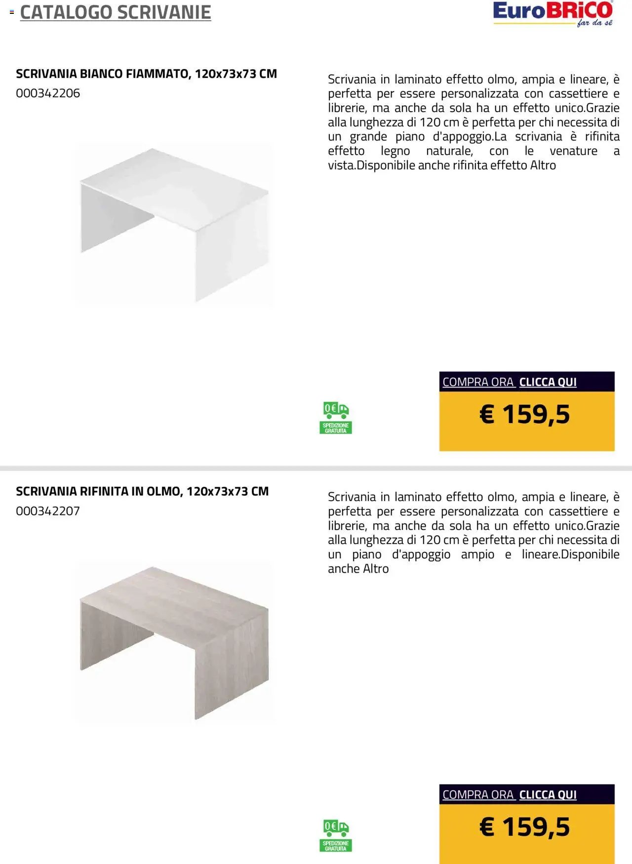 Eurobrico Scrivanie catalogo