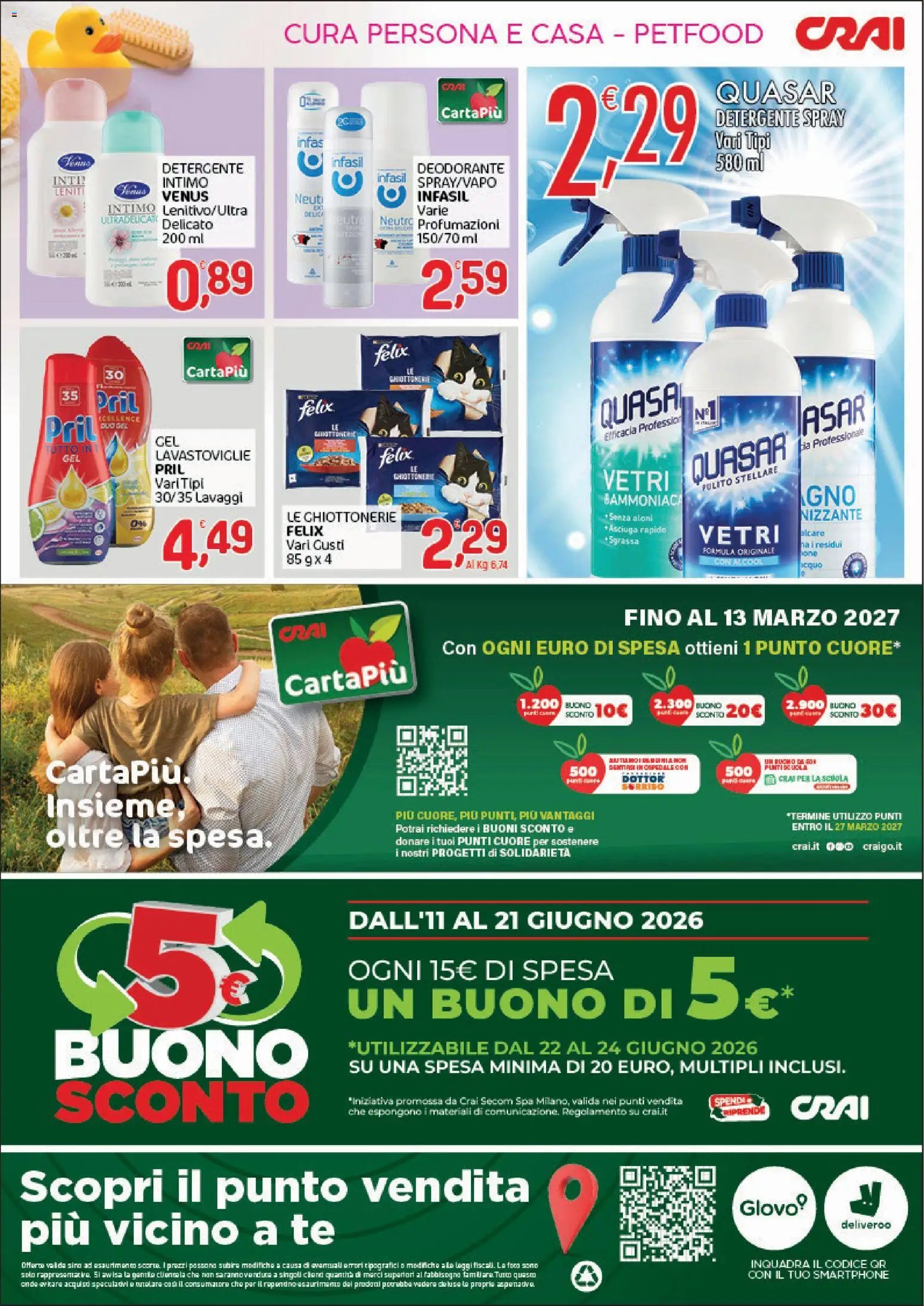 CRAI volantino Cuor di Crai Alessandria