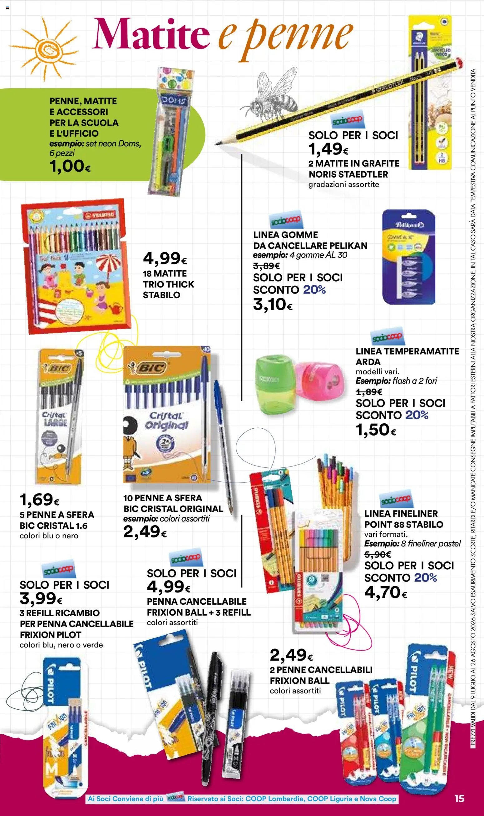 Ipercoop volantino Scuola Milano