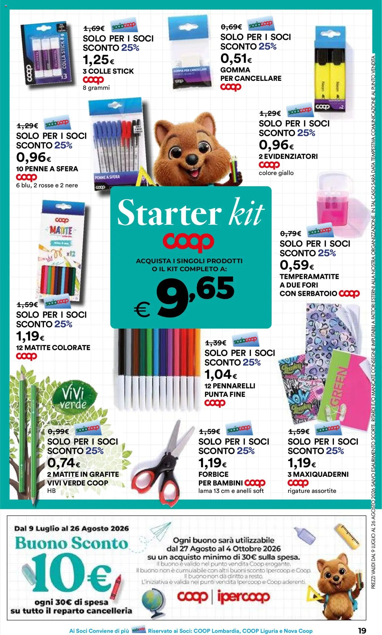 Ipercoop volantino Scuola Milano