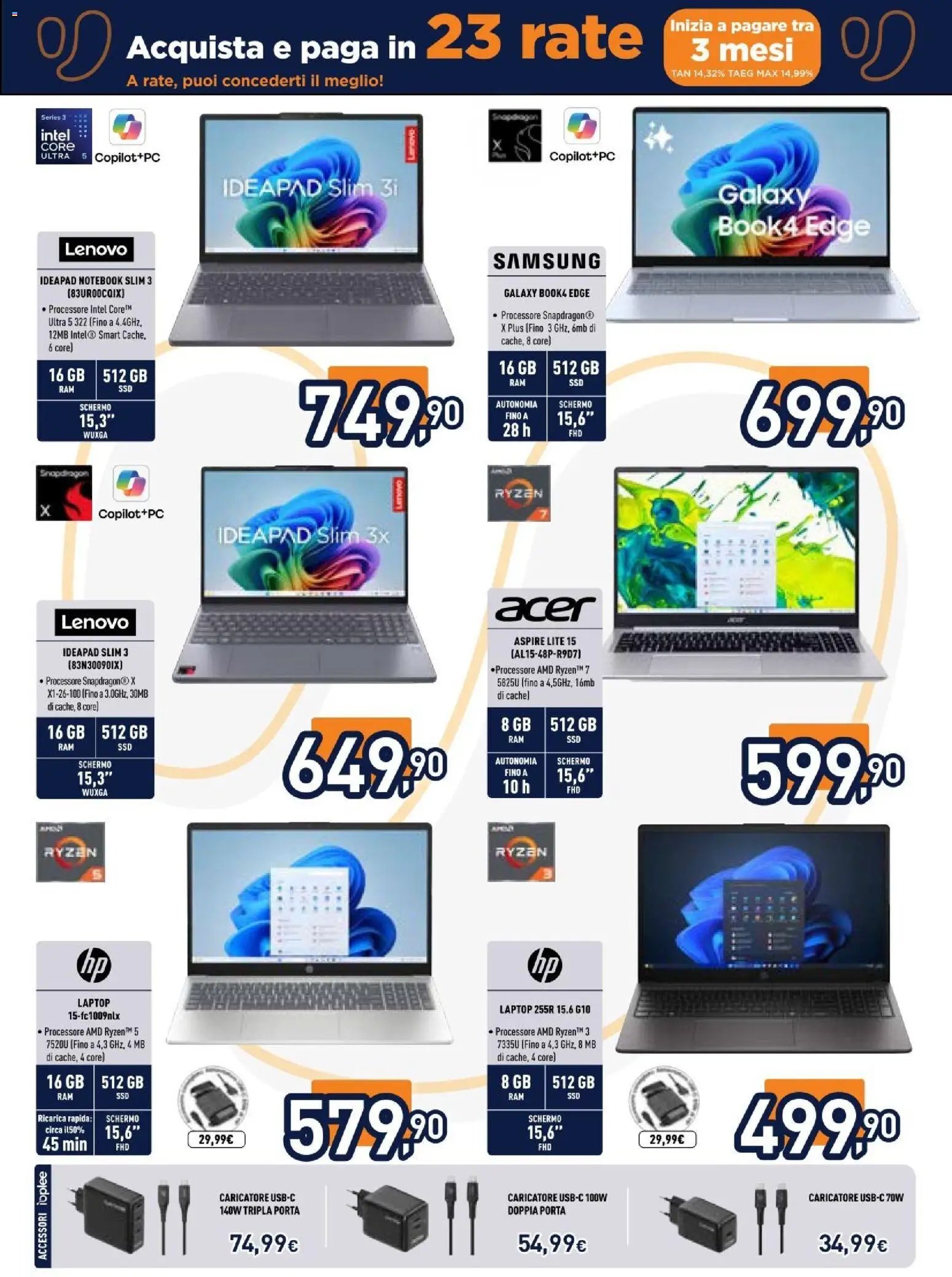Unieuro volantino Più gusto alle tue passioni