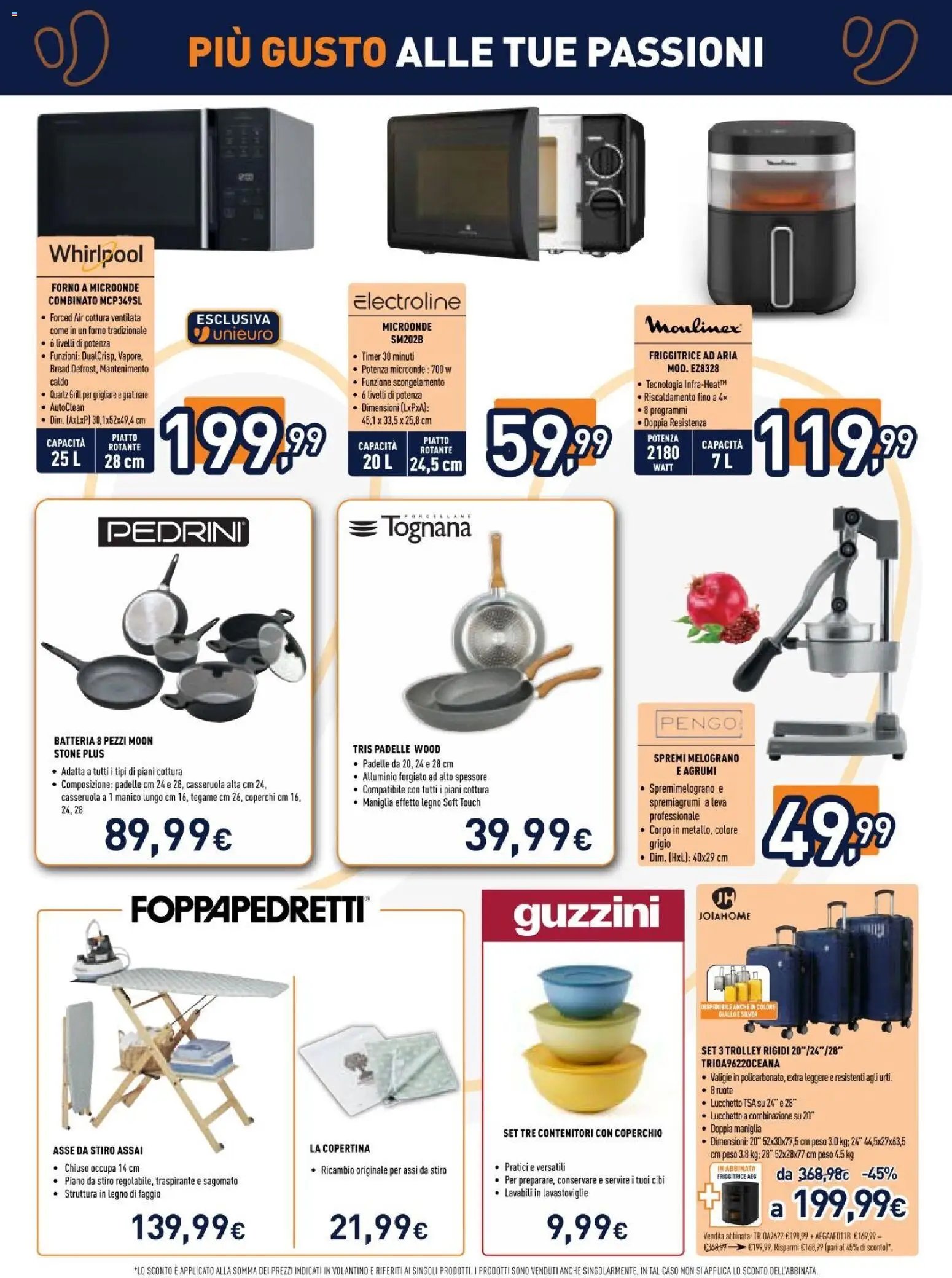 Unieuro volantino Più gusto alle tue passioni