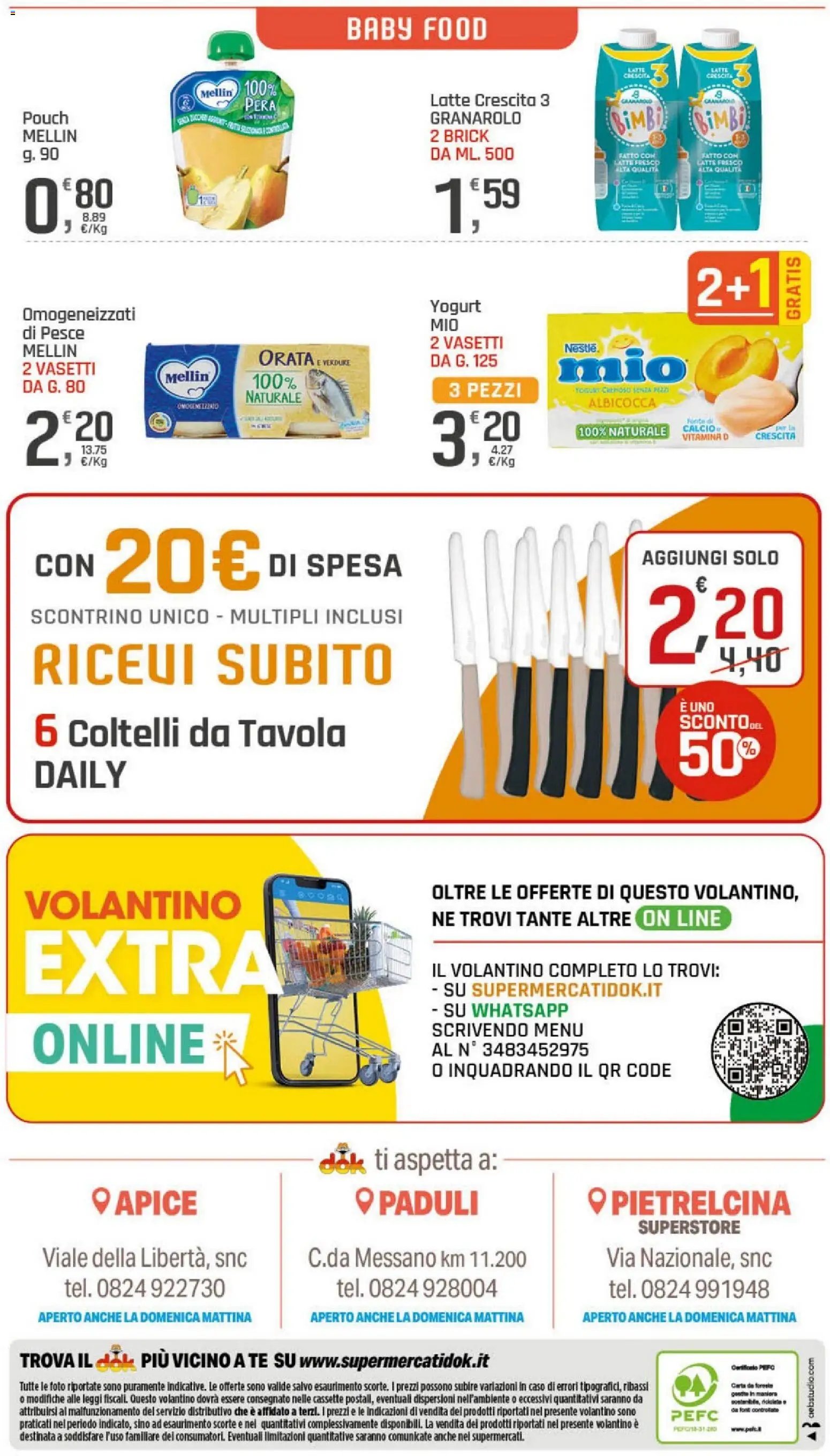 DOK volantino Apice, Pietrelcina, Paduli