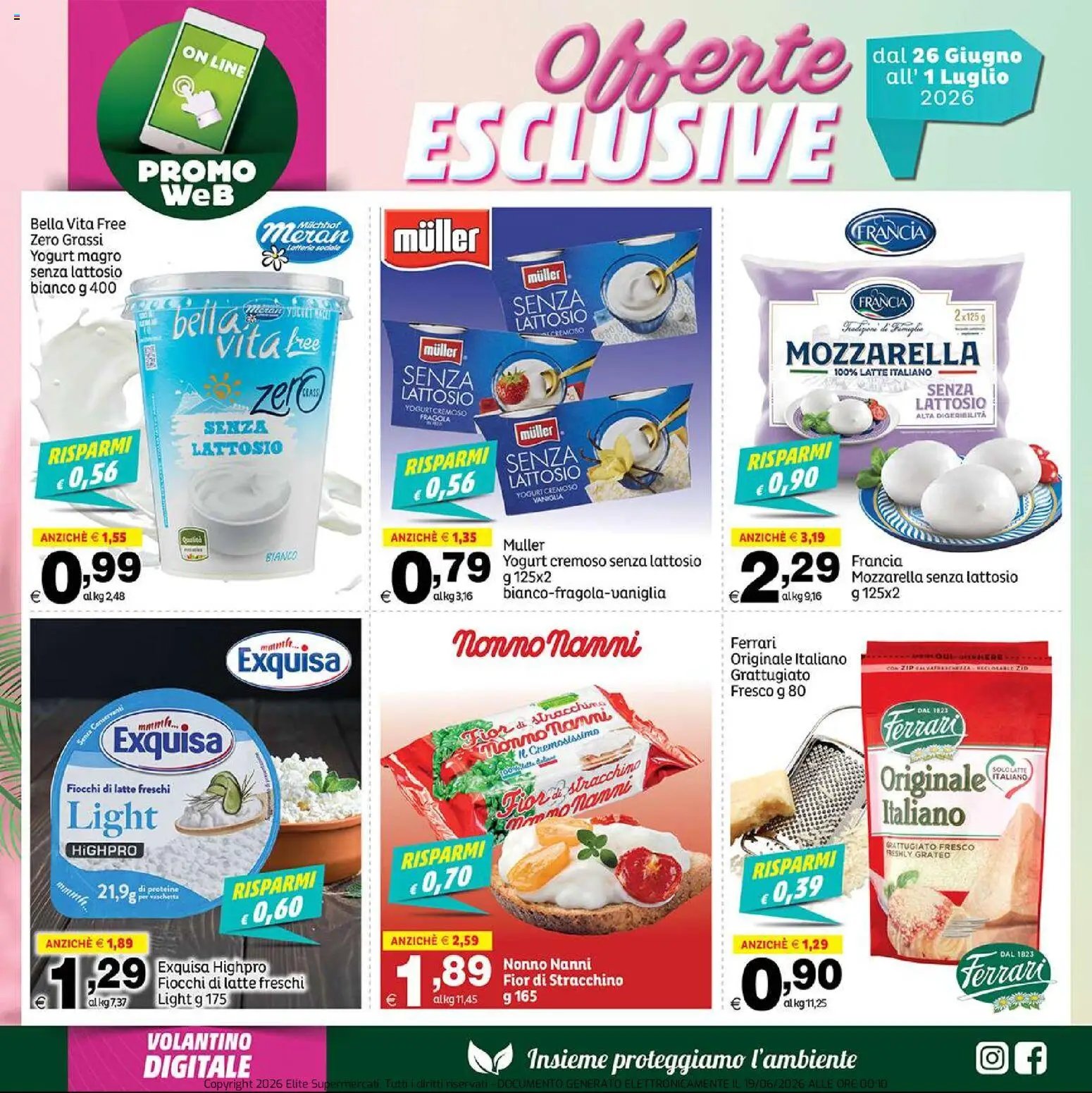 Elite Supermercati volantino Promo Web