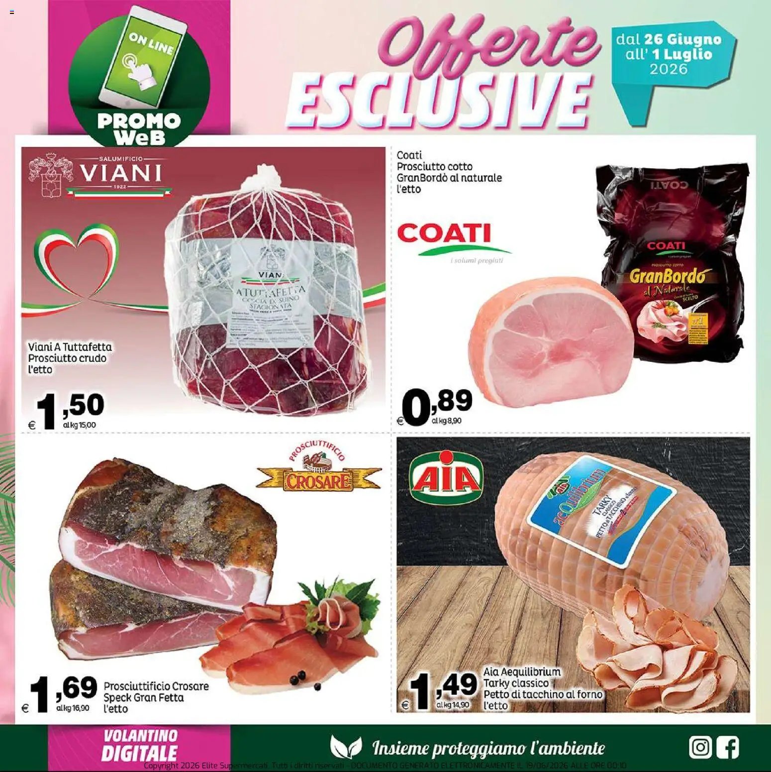 Elite Supermercati volantino Promo Web