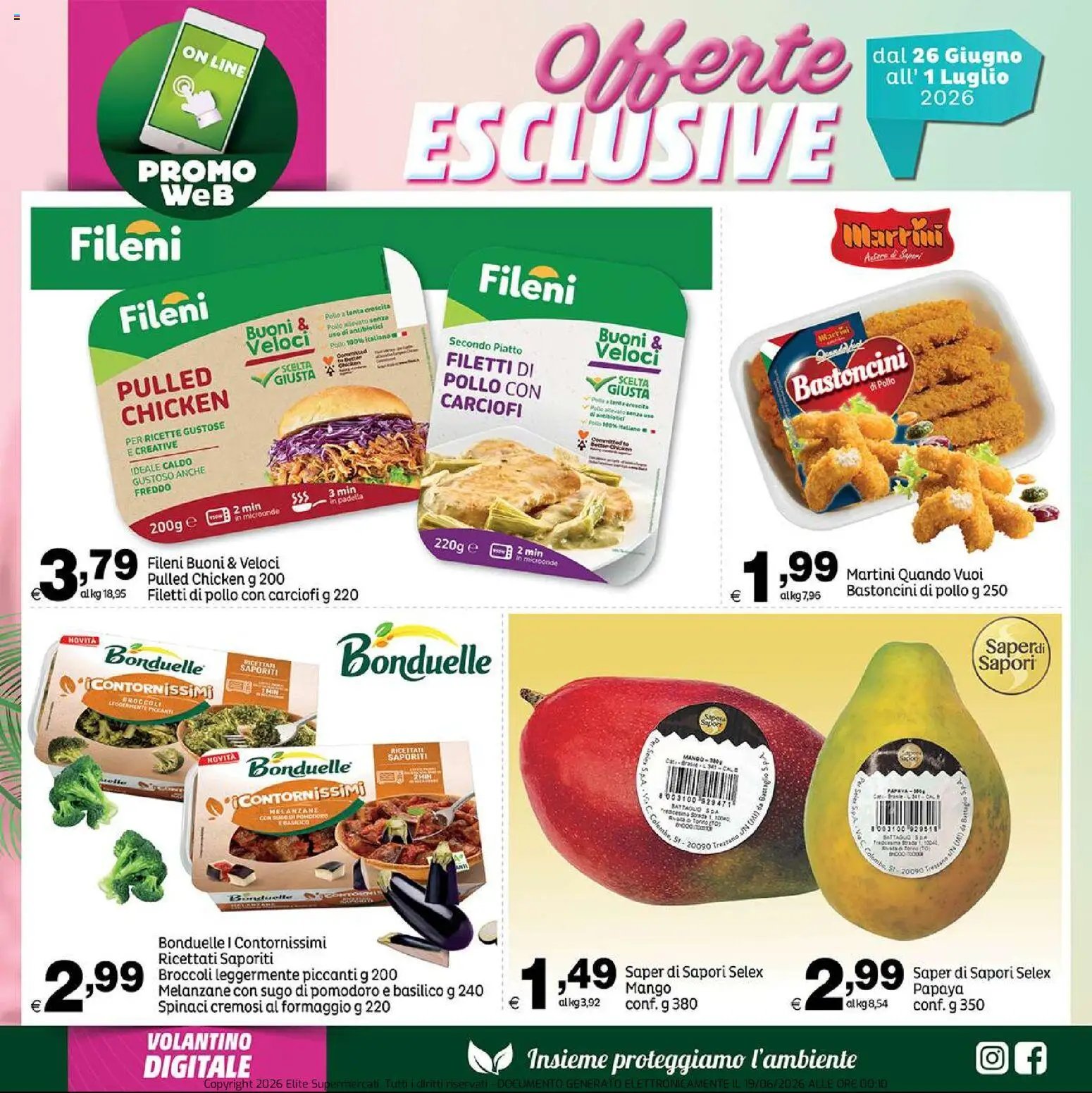 Elite Supermercati volantino Promo Web