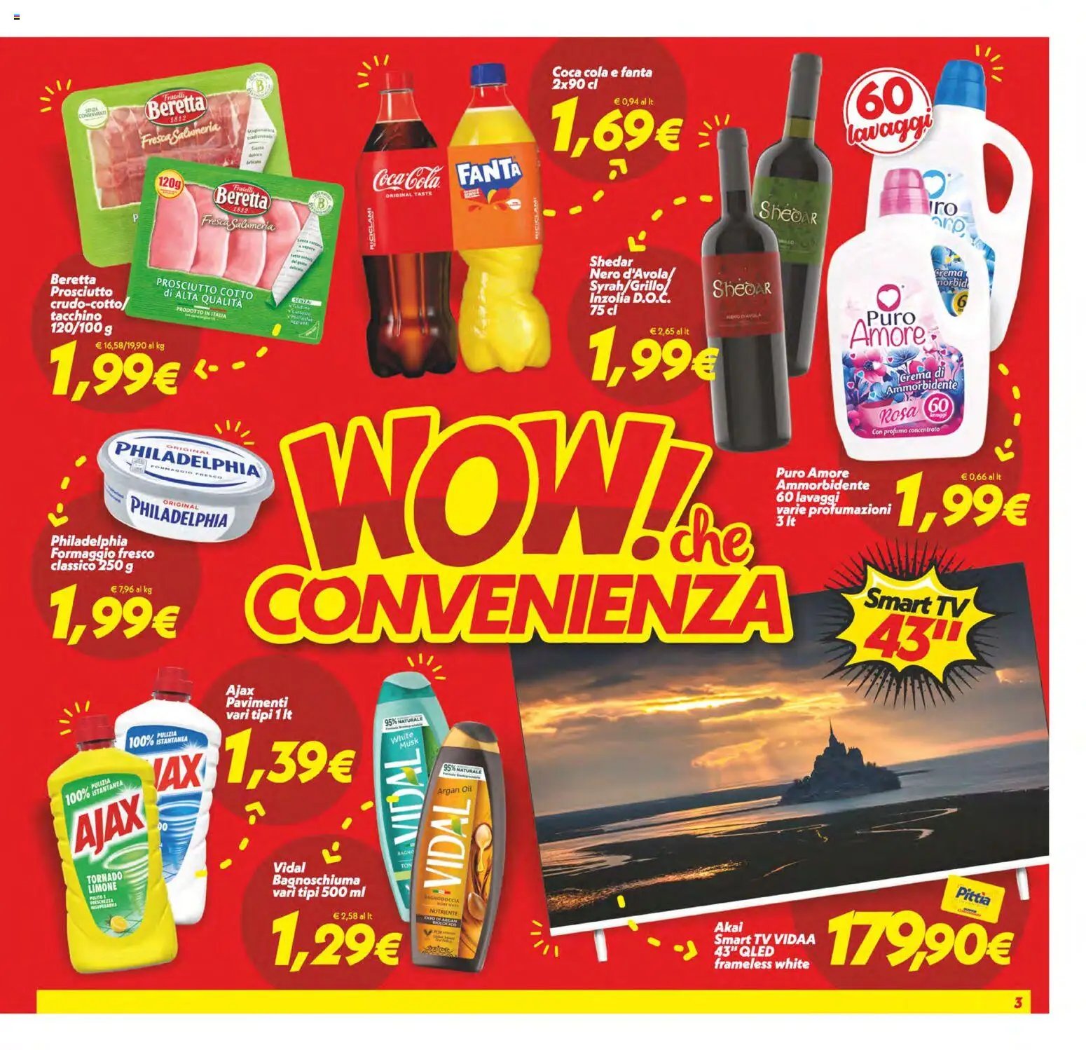 SuperConveniente volantino Messina, Siracusa, Palermo