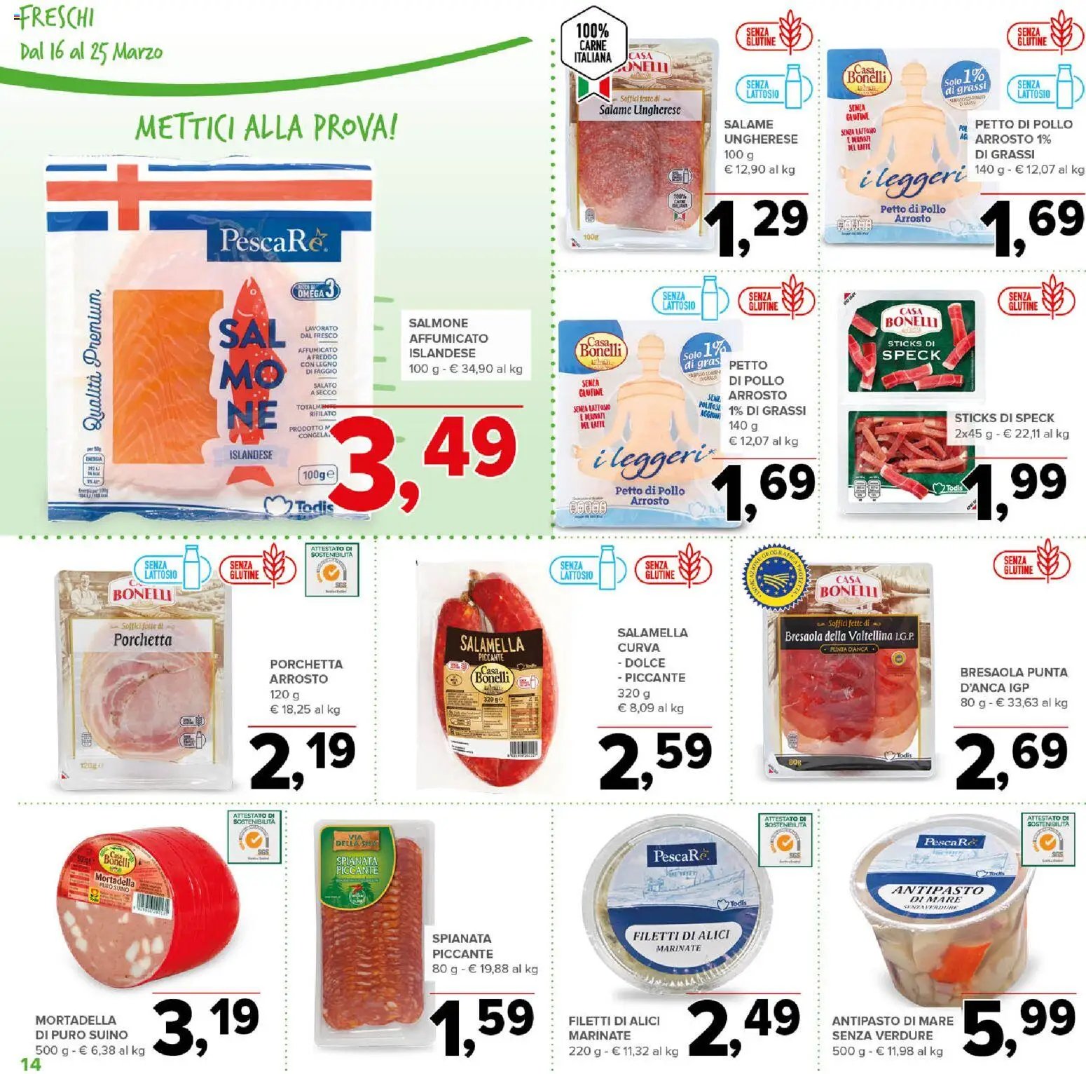 Todis volantino Abruzzo - Marche - Molise (2026-03-16 - 2026-03-25)