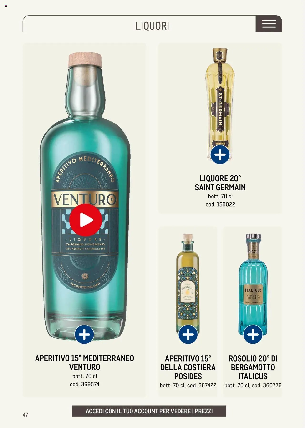Metro Biturbo Aperitivo 2025 catalogo (2025-05-30 - 2026-05-30)