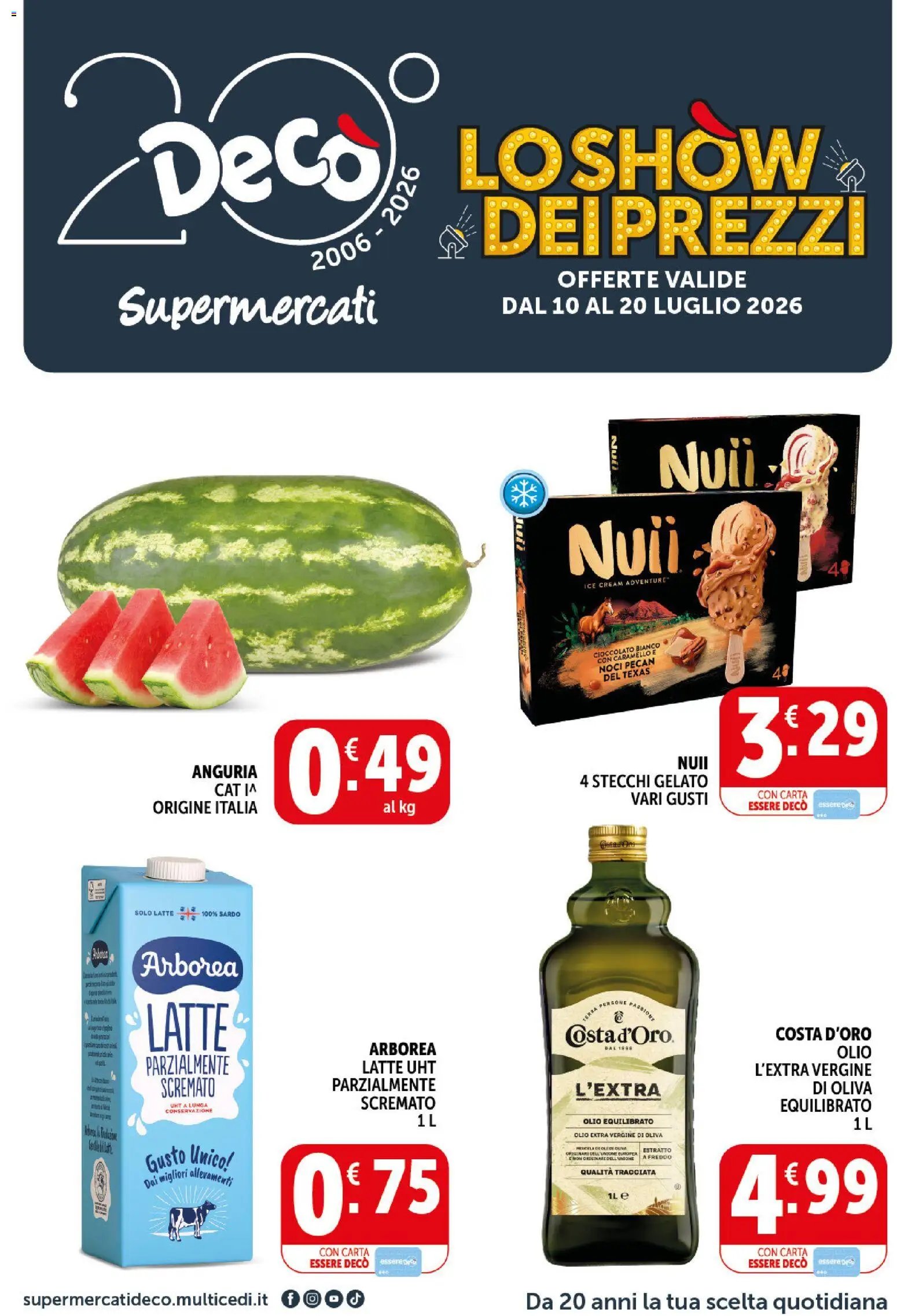 Decò volantino