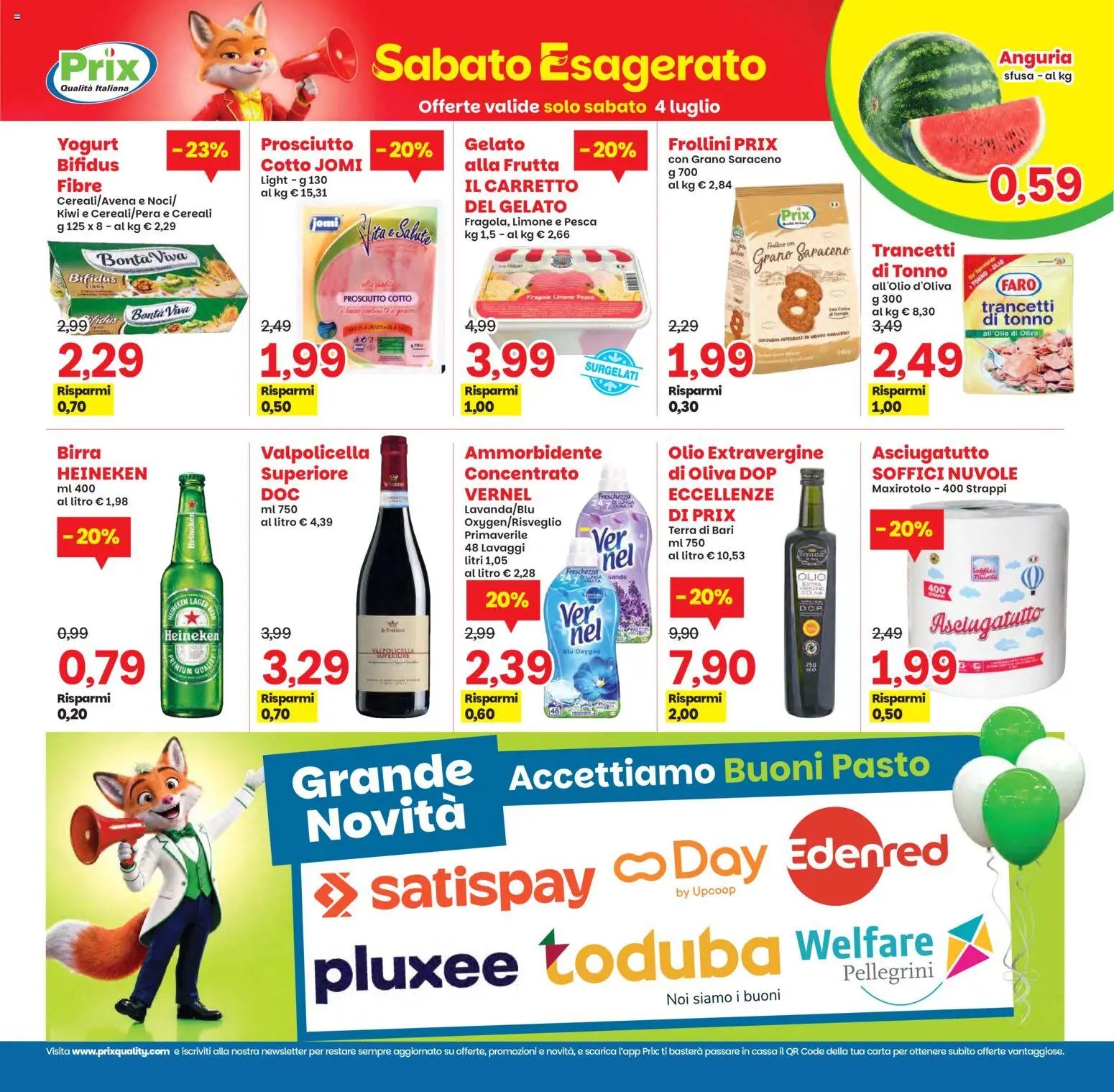 Prix volantino Verona