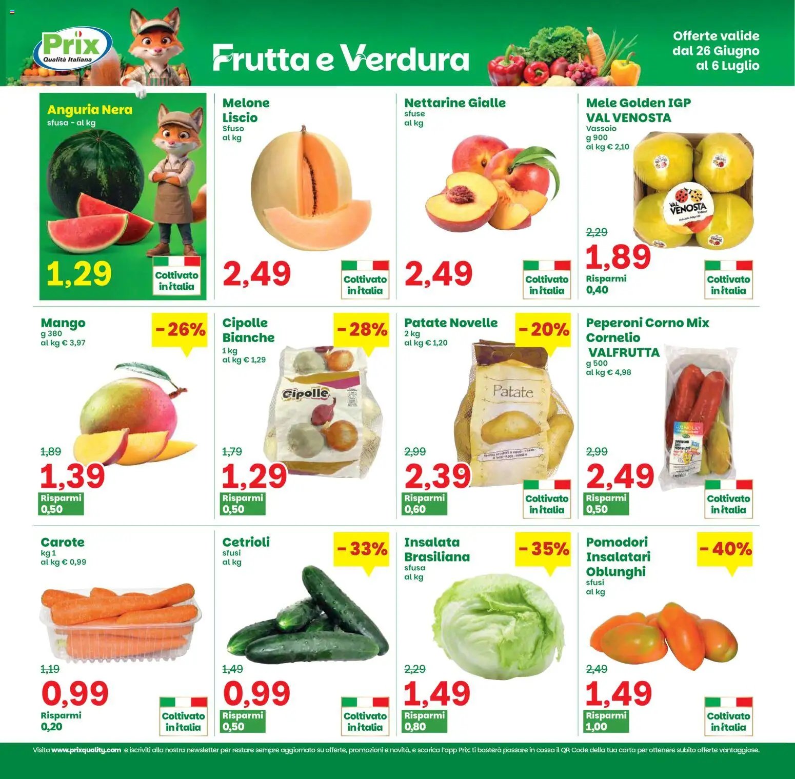 Prix volantino Verona