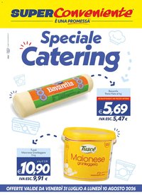 SuperConveniente volantino Catering Enna, Misterbianco