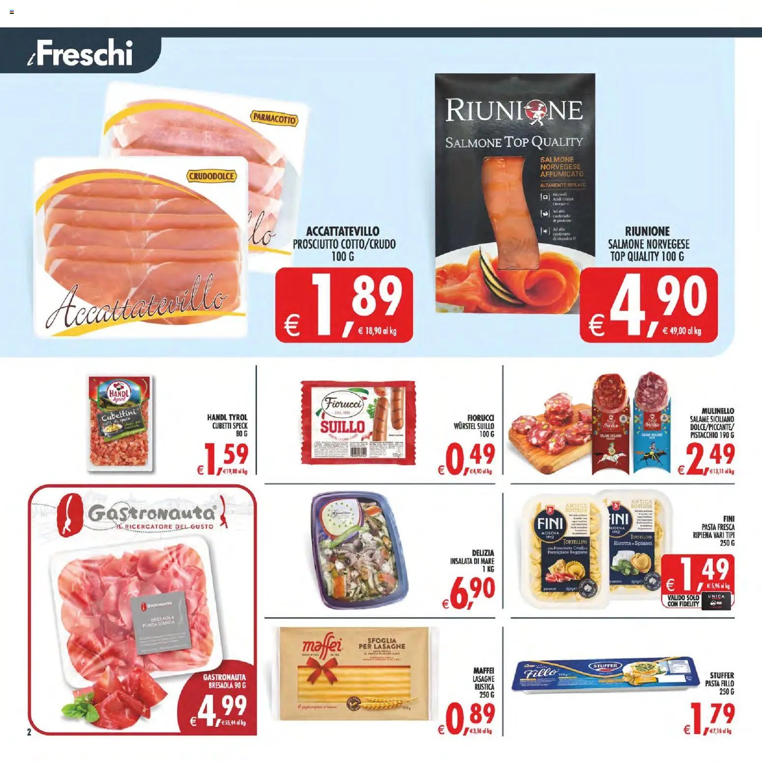 Decò volantino Supermercati Favignana