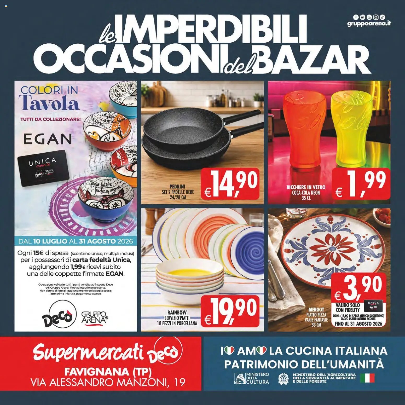 Decò volantino Supermercati Favignana