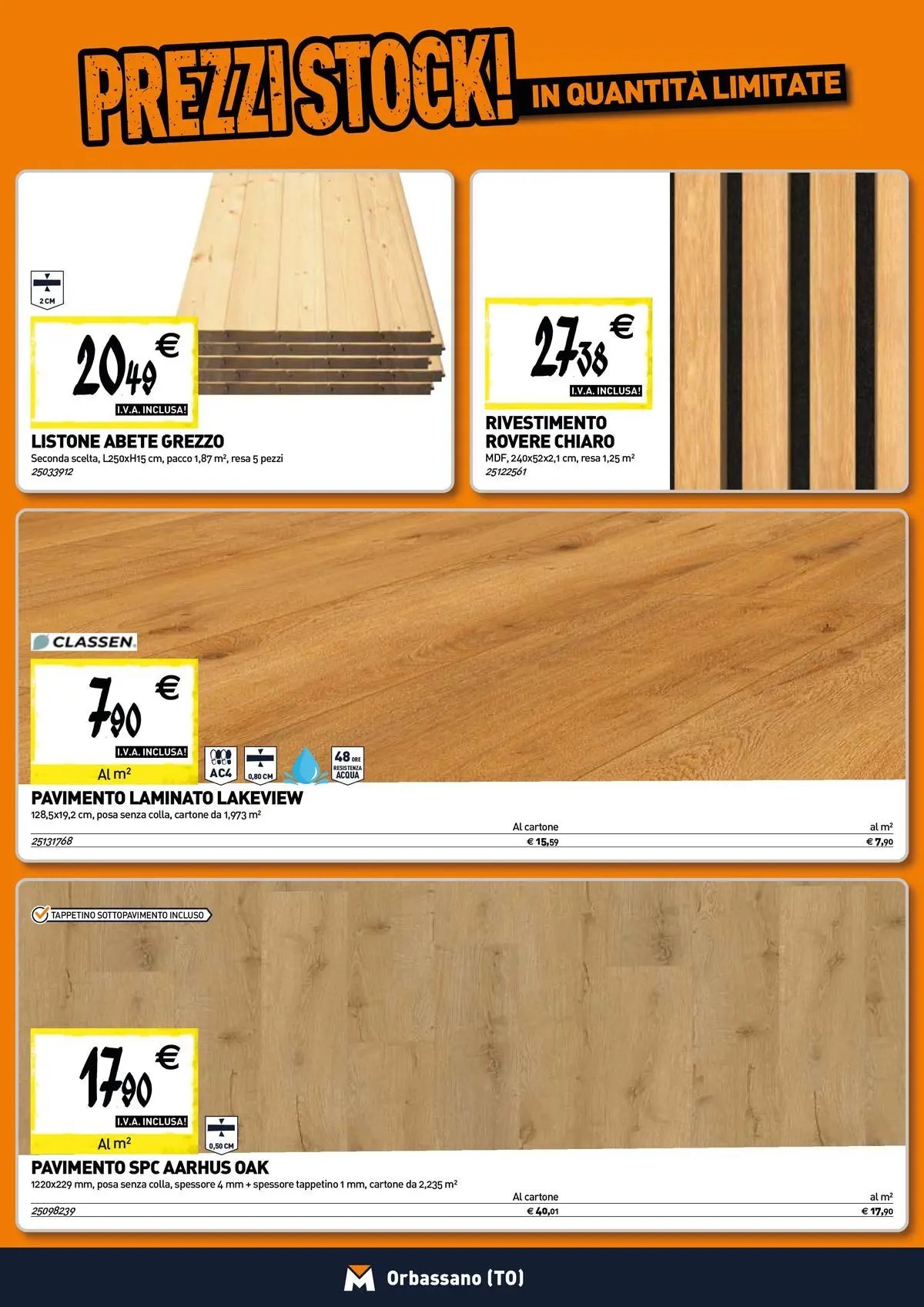 TECNOMAT - Straordinari prezzi stock!